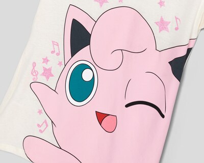 Foto 3 | Playera Pokémon Jigglypuff para Mujer