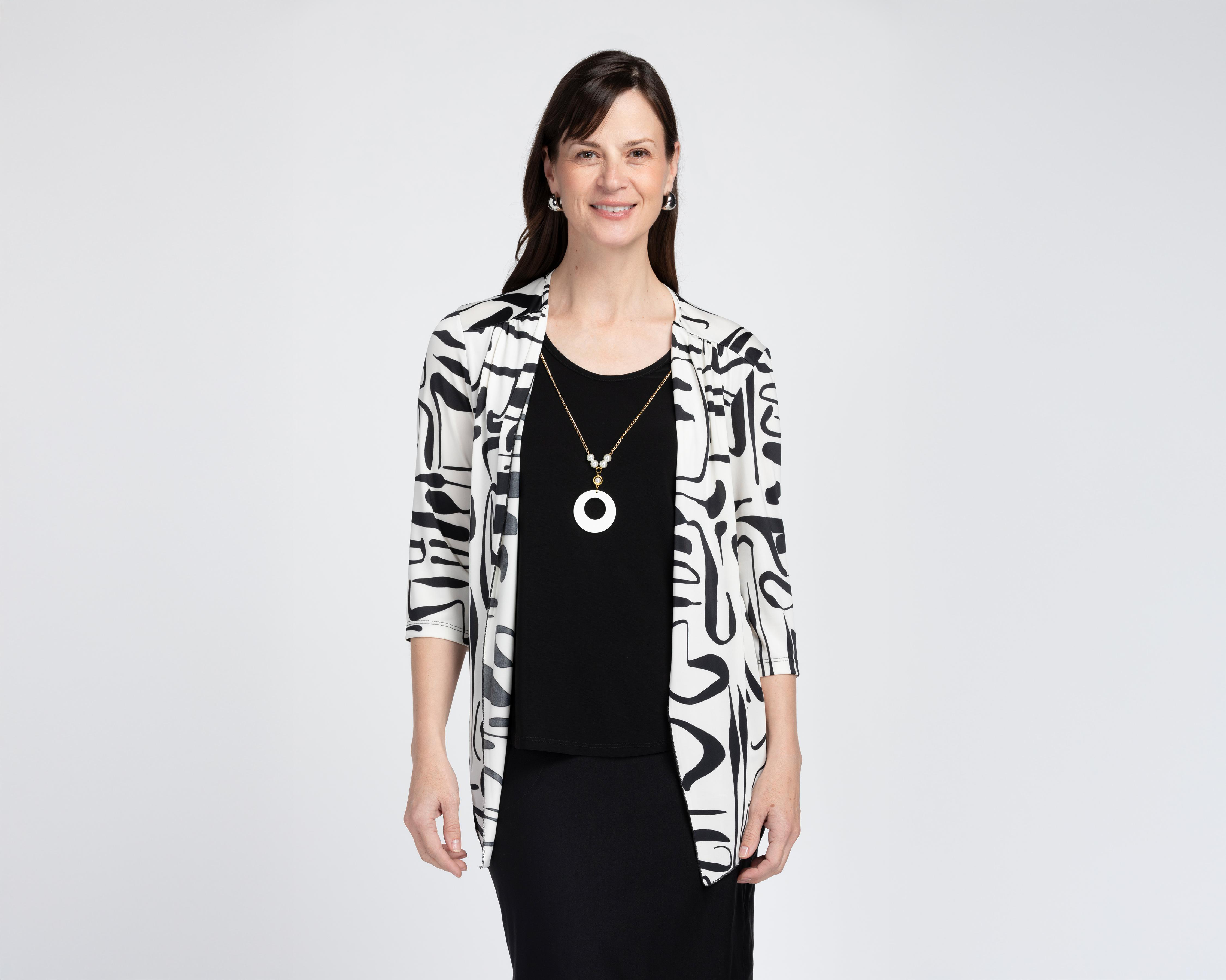 Foto 2 pulgar | Blusa con Collar Lady Sun para Mujer