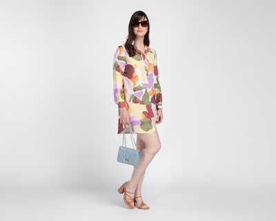 Foto 2 | Vestido Casual Sahara Camisero Manga Larga para Mujer