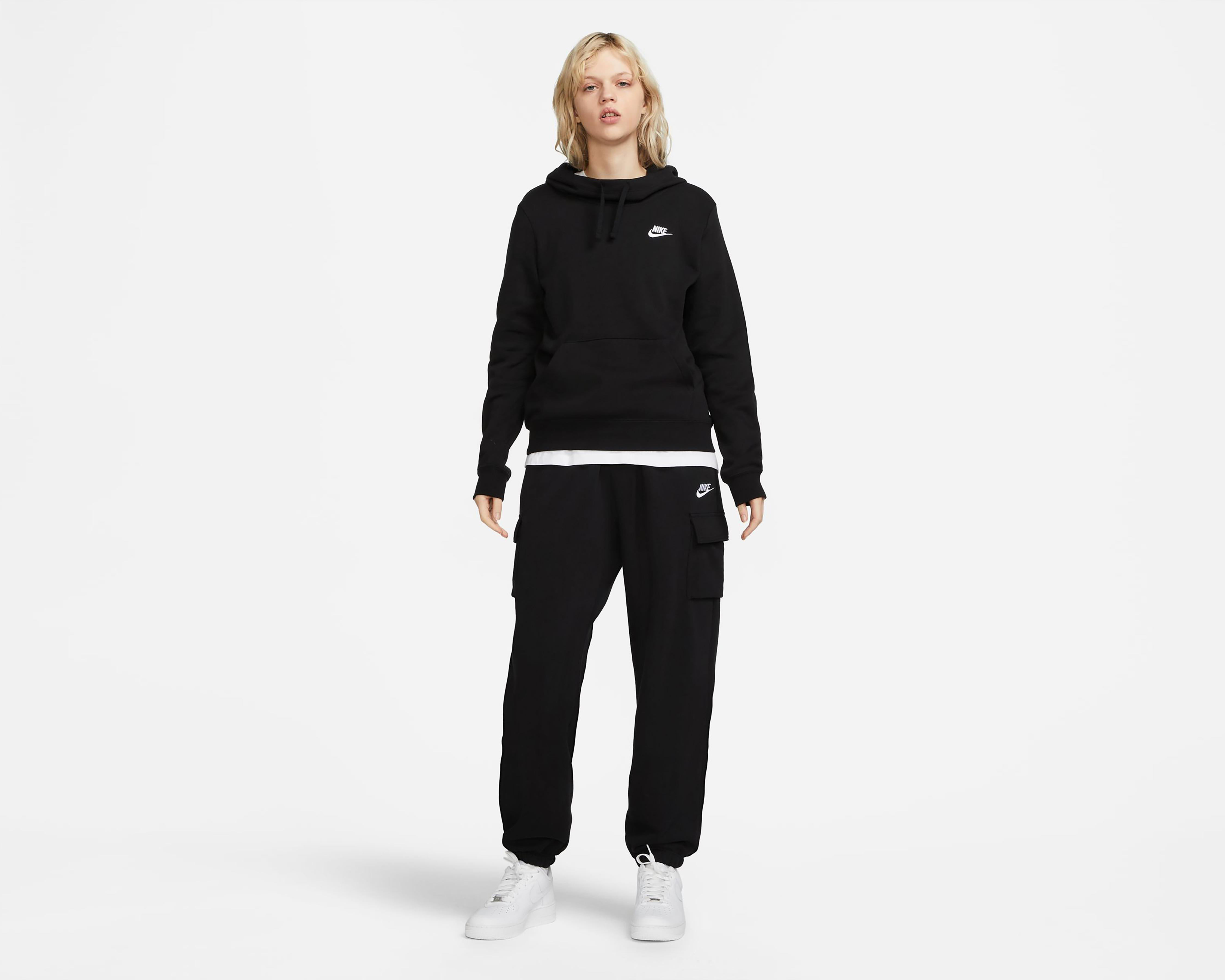 Foto 6 pulgar | Sudadera de Entrenamiento Nike con Capucha para Mujer