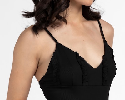 Foto 4 | Pantiblusa Sahara Negra con Tirantes