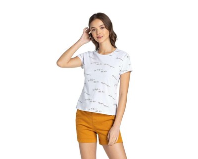 Foto 2 | Playera Thinner Manga Corta con Estampado