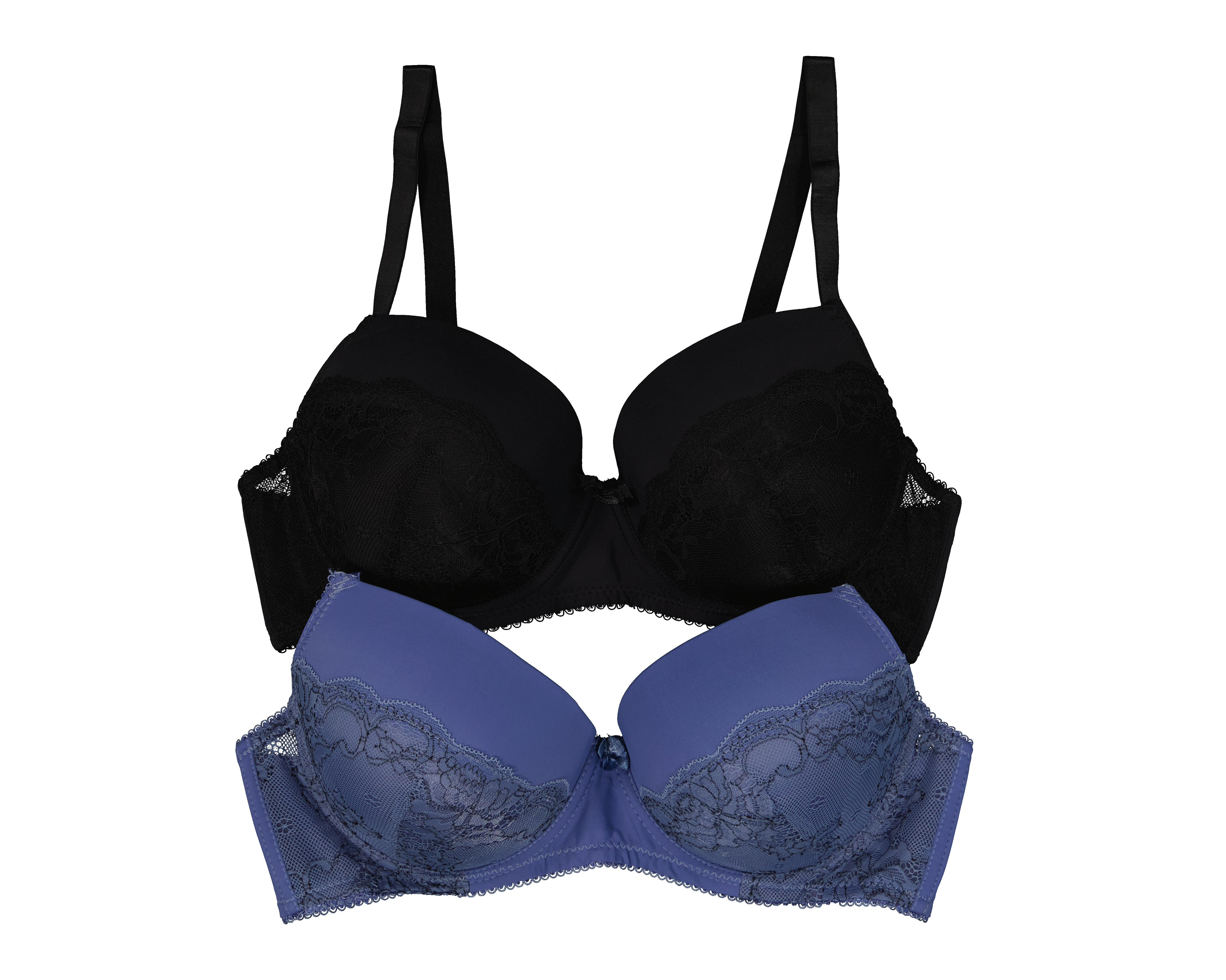 Brasier Media Copa con Encaje Carnival 2 Pack