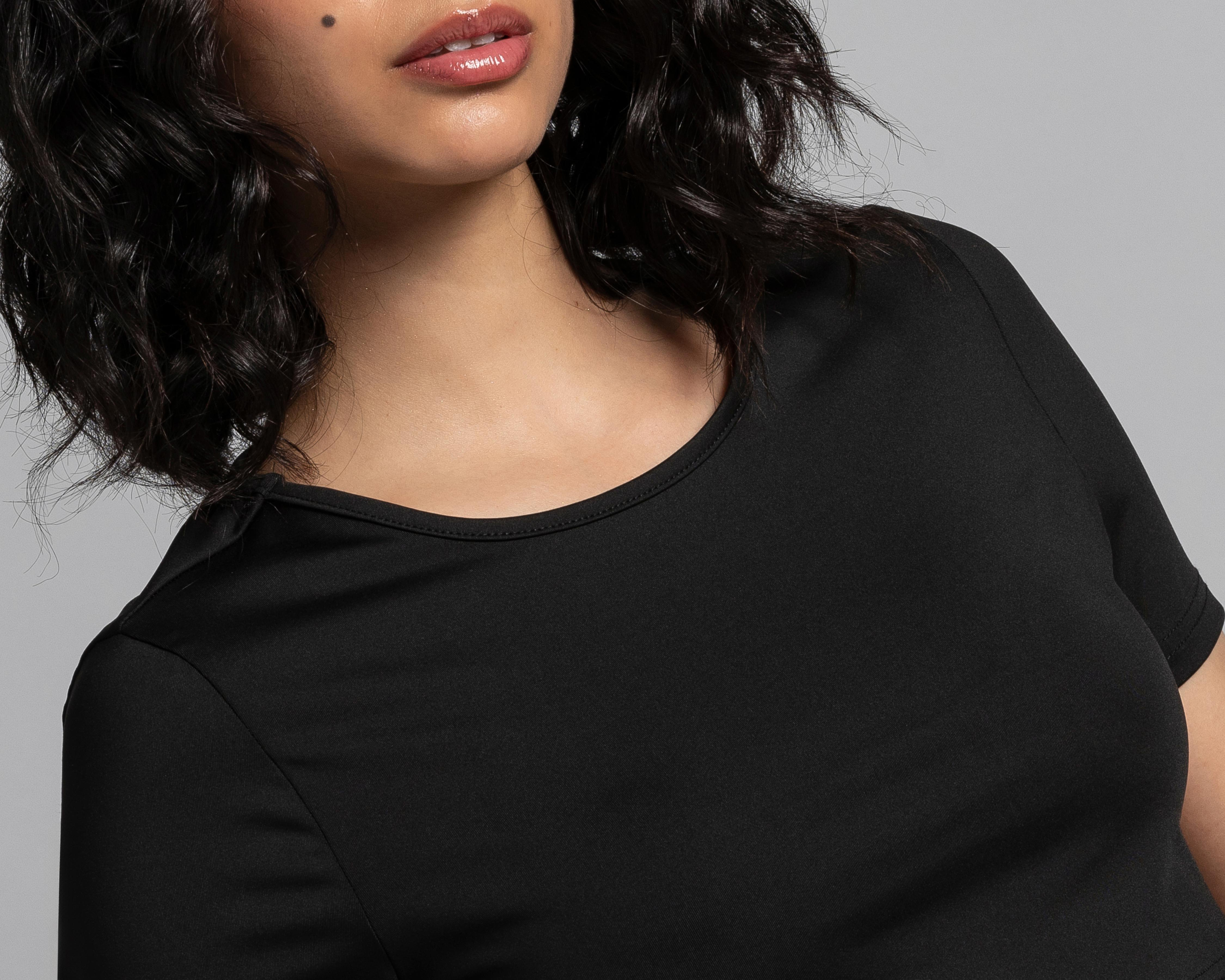 Foto 4 | Crop Top Thinner Manga Corta Escote en Espalda