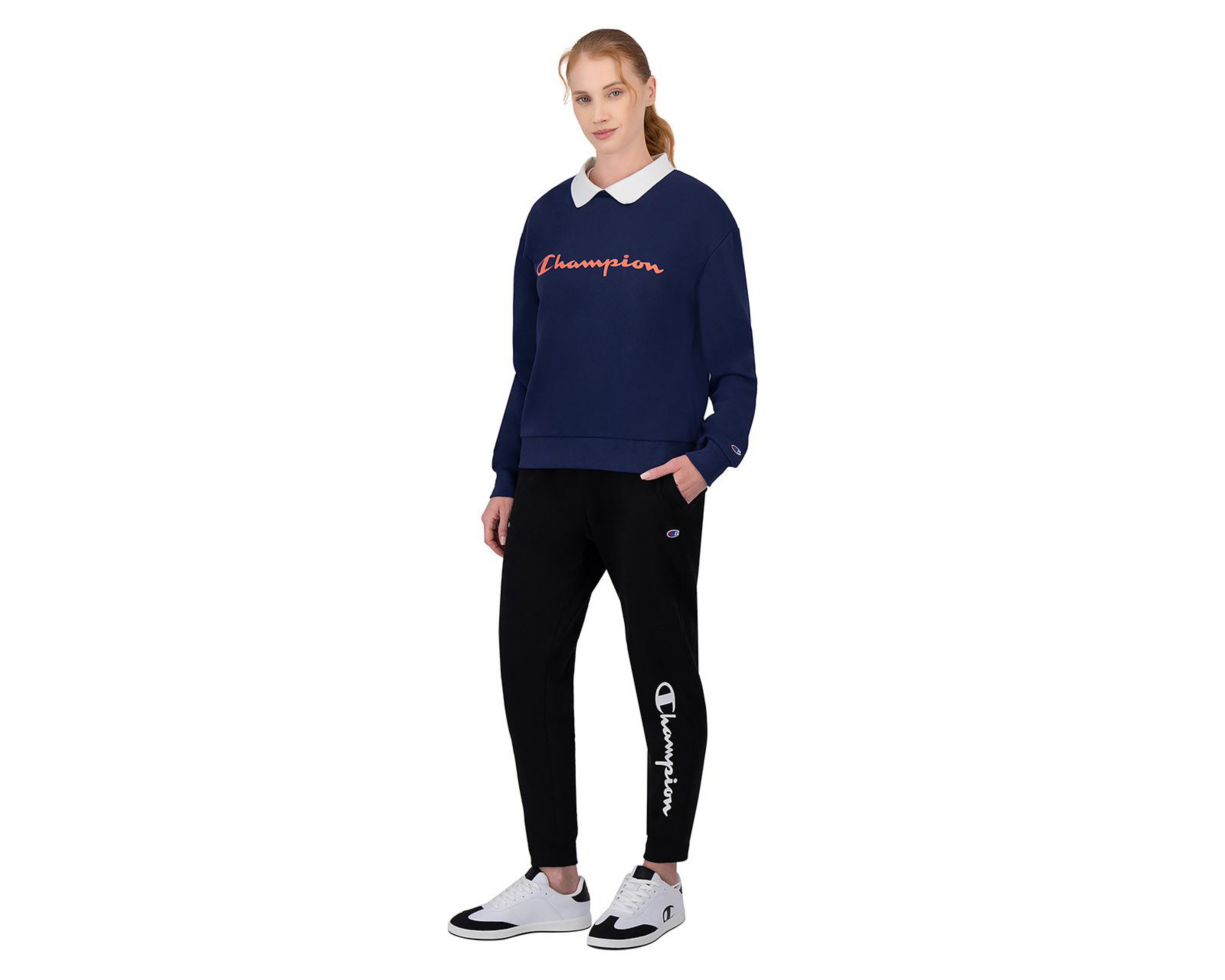 Foto 2 pulgar | Sudadera Deportiva Champion Crew Neck para Mujer