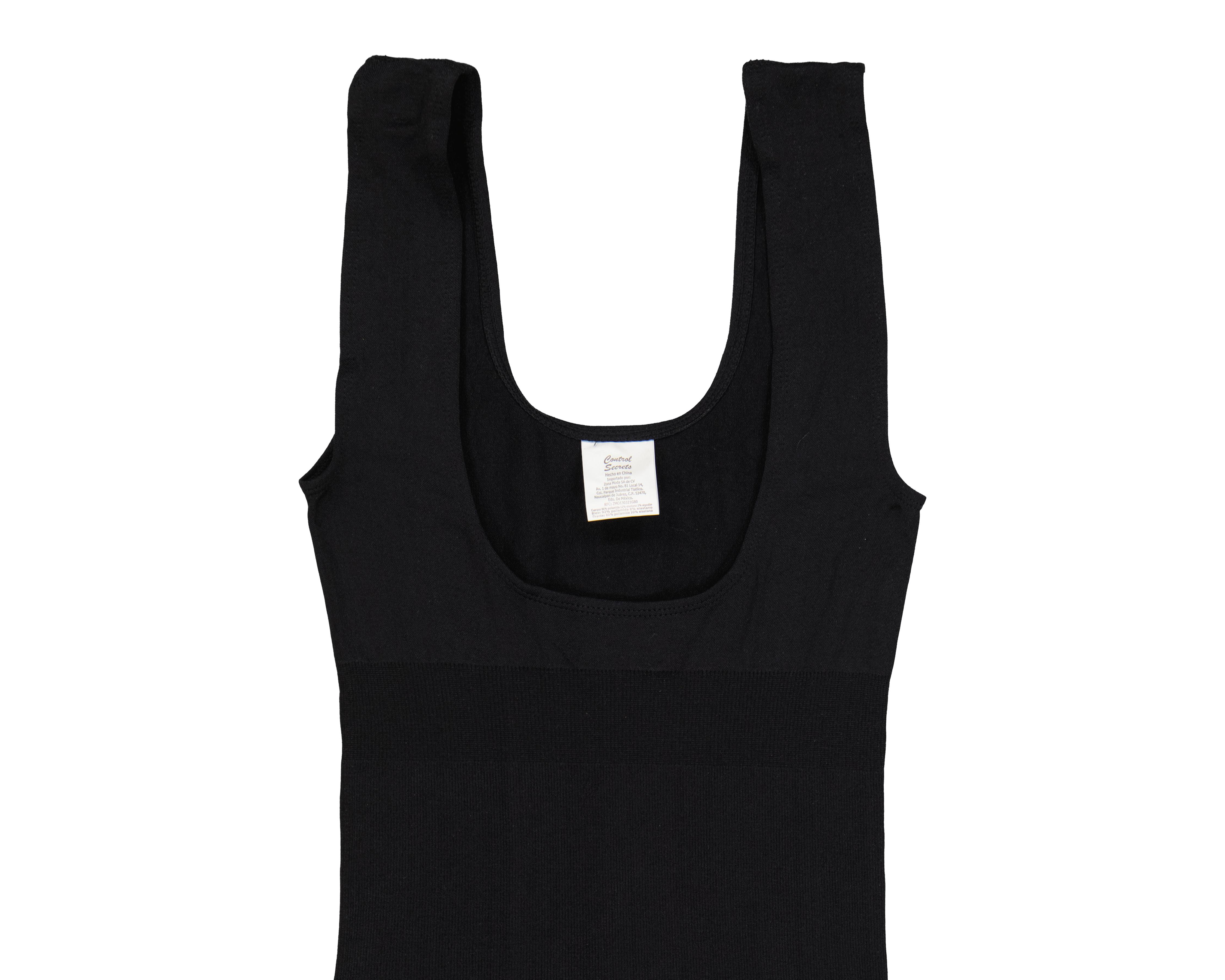 Foto 4 pulgar | Body con Control Negro Control Secrets para Mujer