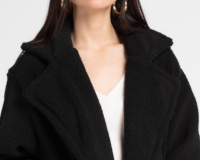 Foto 4 | Abrigo Negro Sahara para Mujer