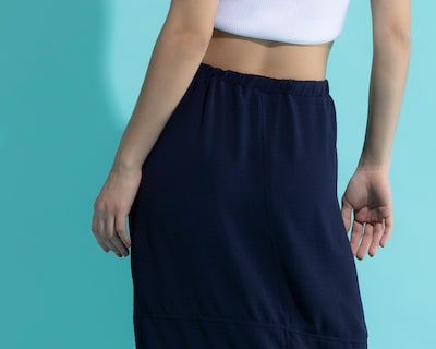 Foto 5 | Falda Midi Thinner Azul