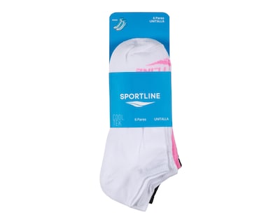 Foto 3 | Calcetines Deportivos Sportline Cooltek para Mujer 6 Pares