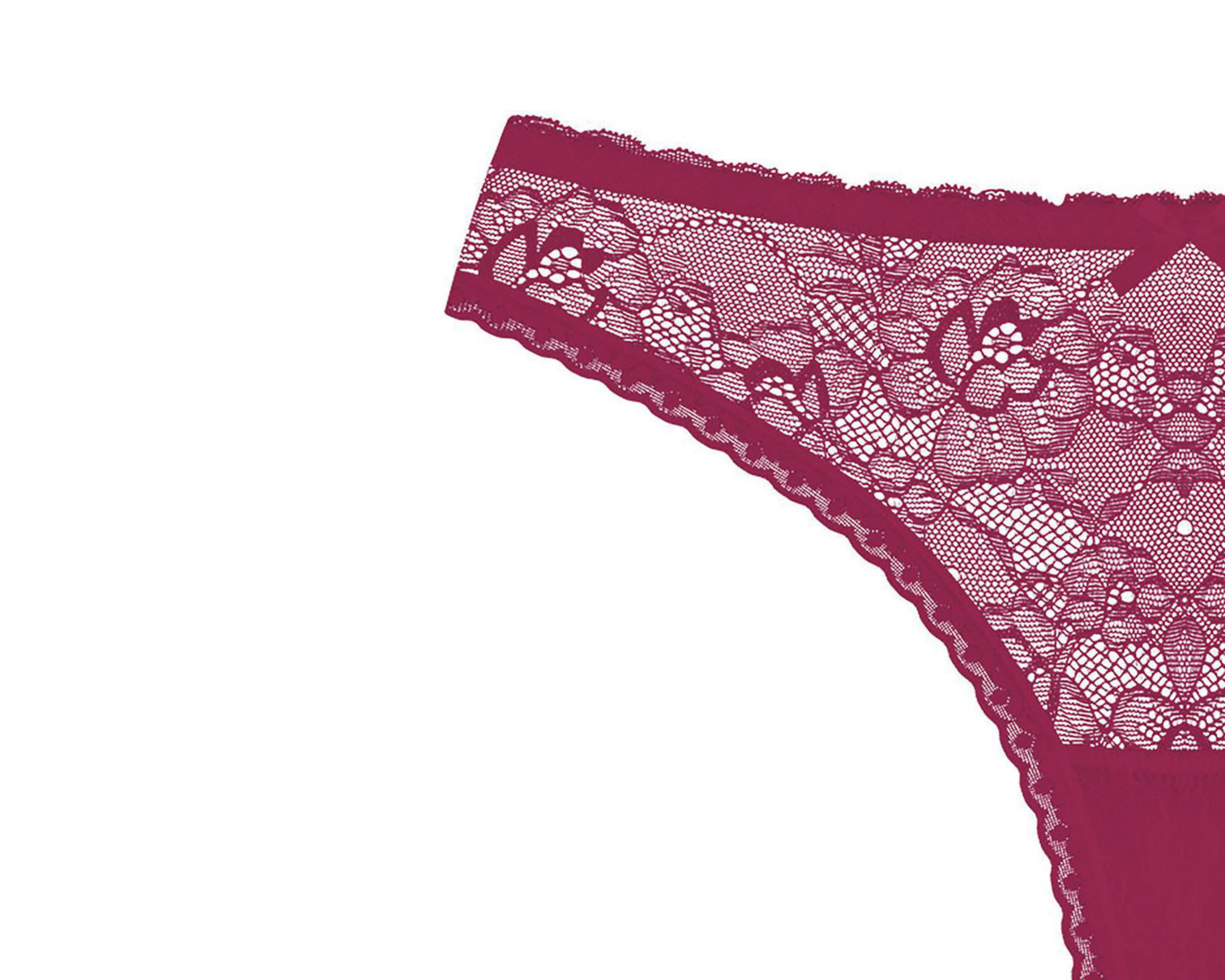 Foto 4 pulgar | Tanga de Encaje Vicky Form para Mujer