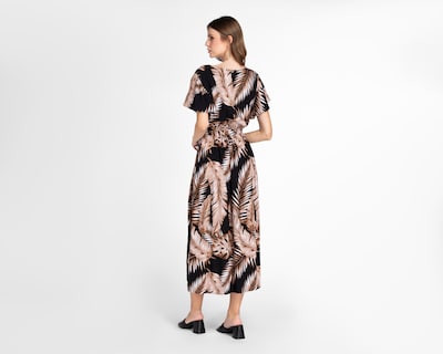 Foto 3 | Vestido Casual Sahara Negro con Print Floral para Mujer