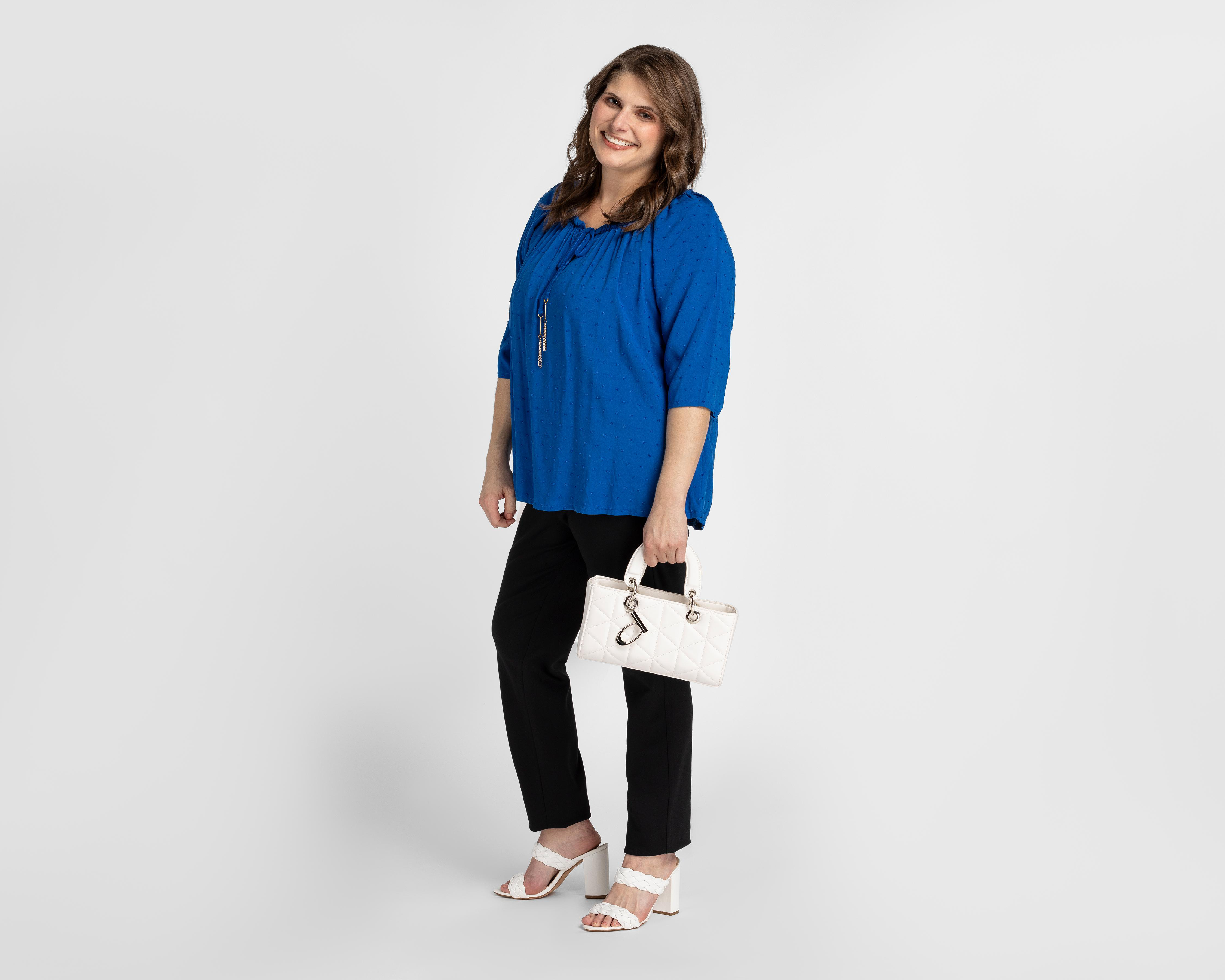 Foto 3 pulgar | Blusa Lady Sun con Lazo para Mujer