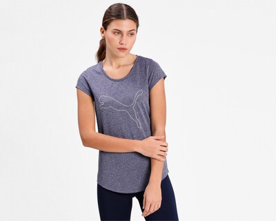 Foto 1 | Playera de Entrenamiento Puma Heather Cat DryCELL para Mujer