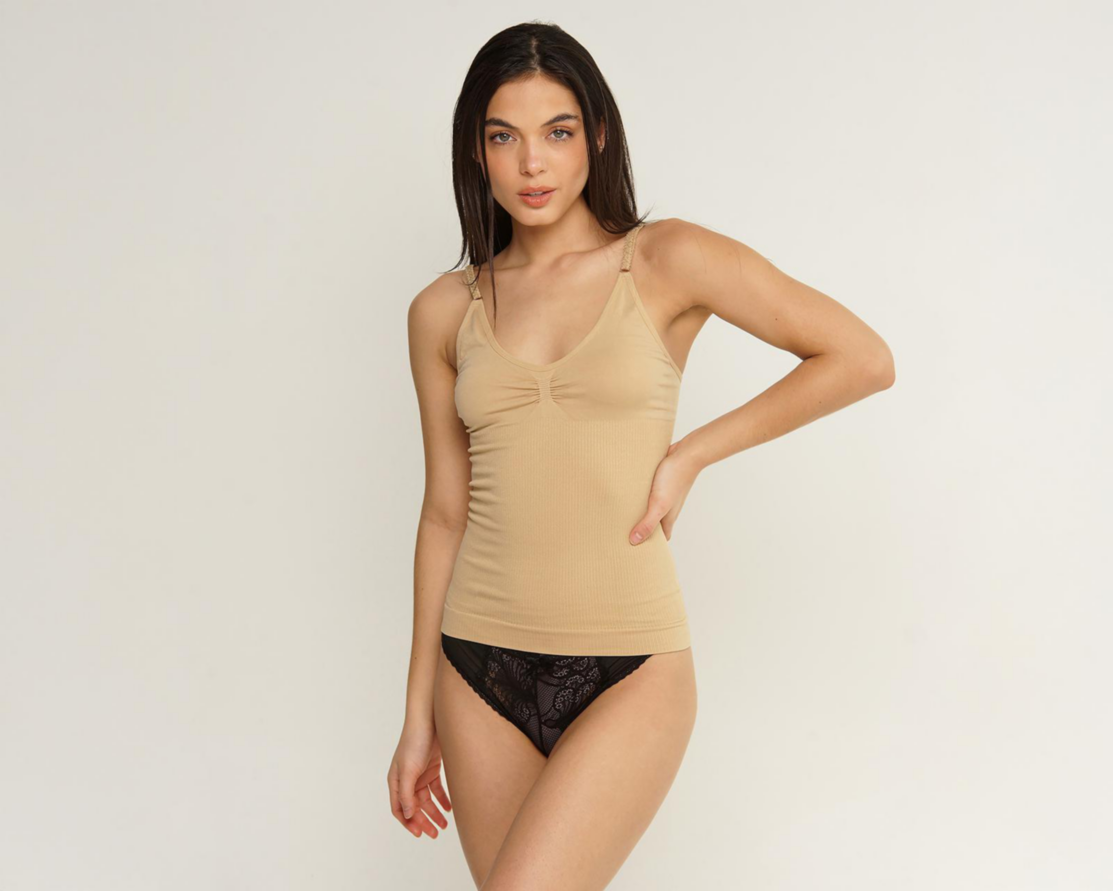 Foto 2 pulgar | Camiseta Control Secrets Nude para Mujer