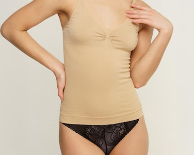 Foto 2 | Camiseta Control Secrets Nude para Mujer