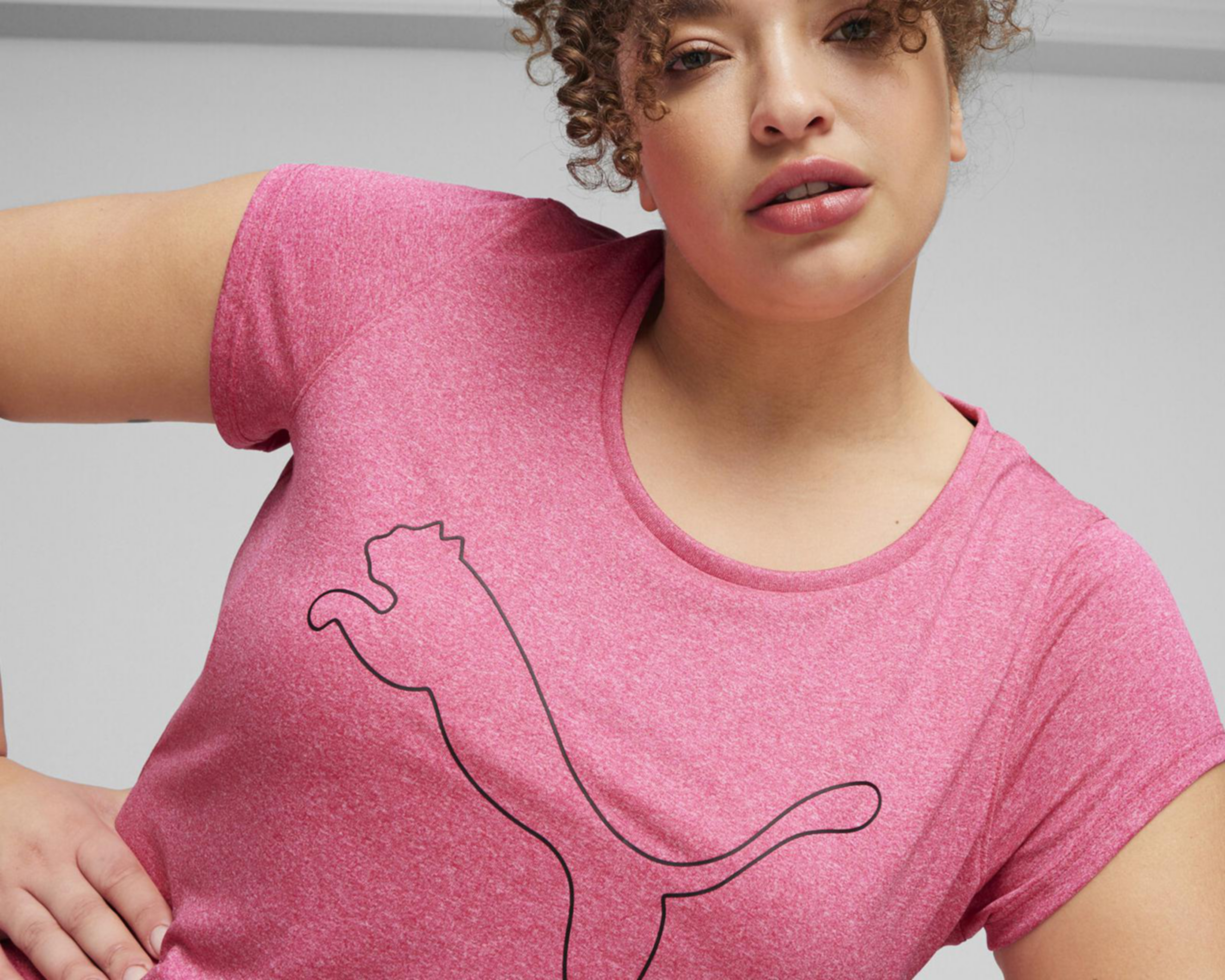 Foto 7 pulgar | Playera de Entrenamiento Puma Rosa para Mujer