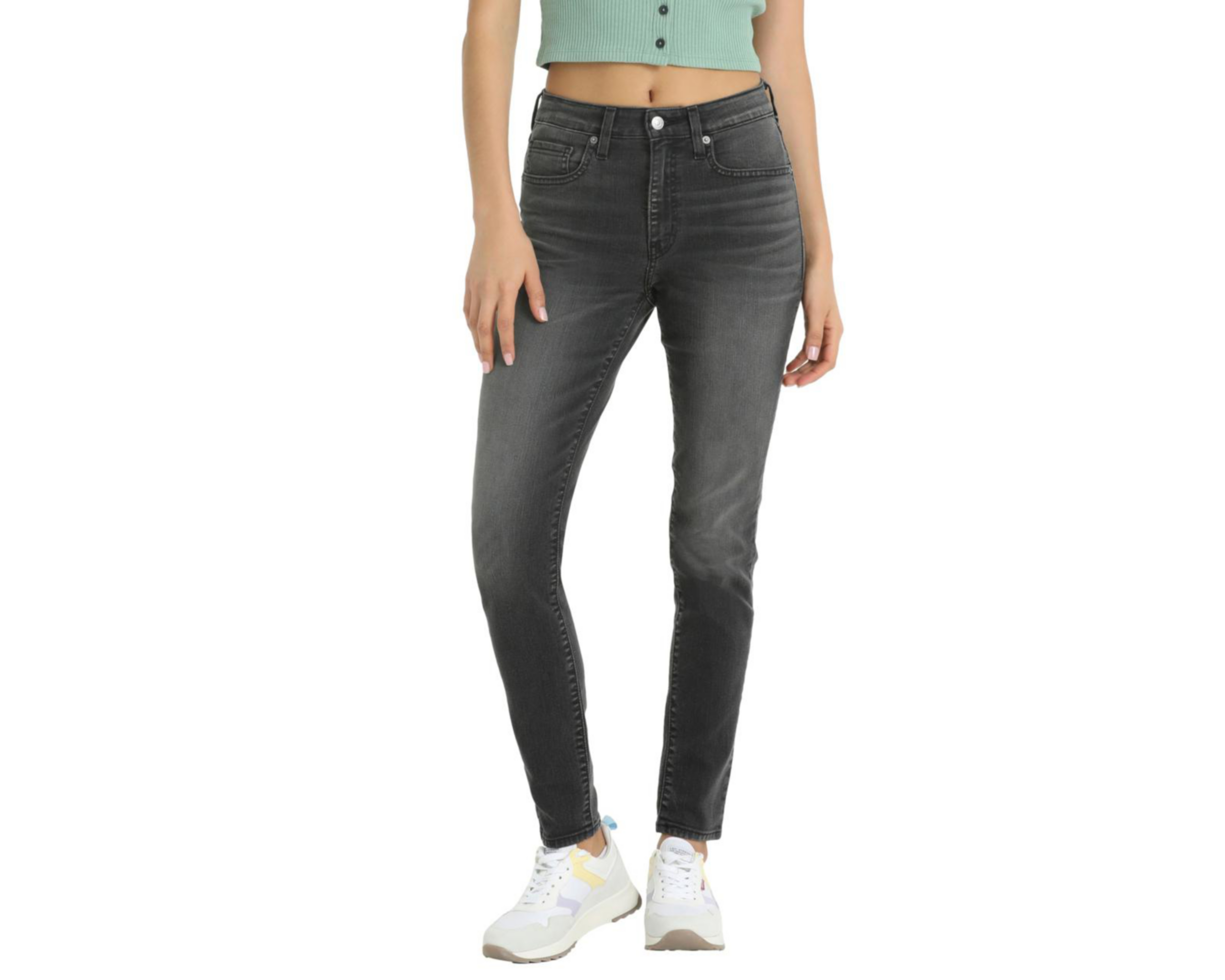 Jeans Levi's 721 Skinny Deslavados