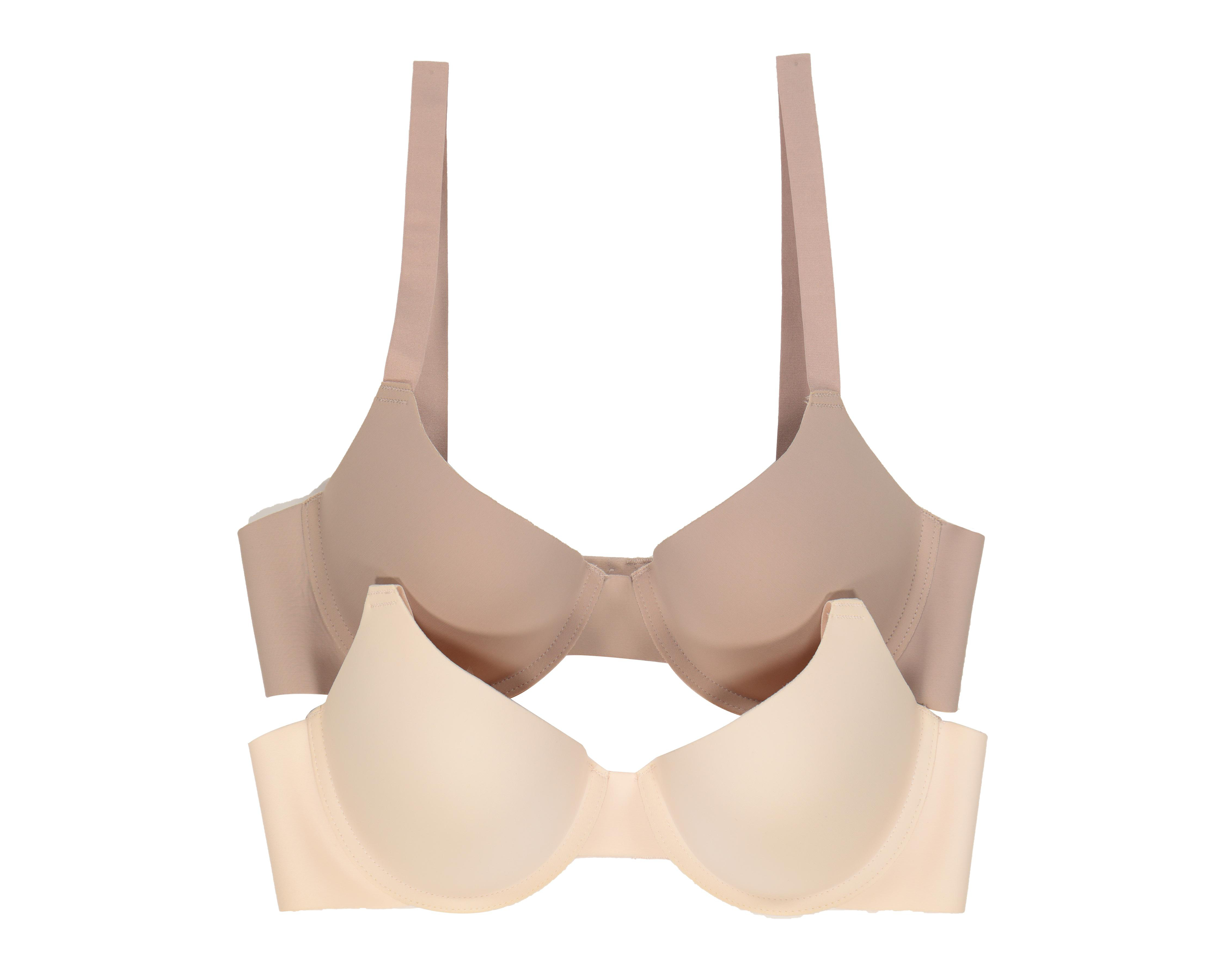 Foto 1 | Brasier con Varilla Eva Tu Estilo Íntimo Media Copa para Mujer 2 Pack
