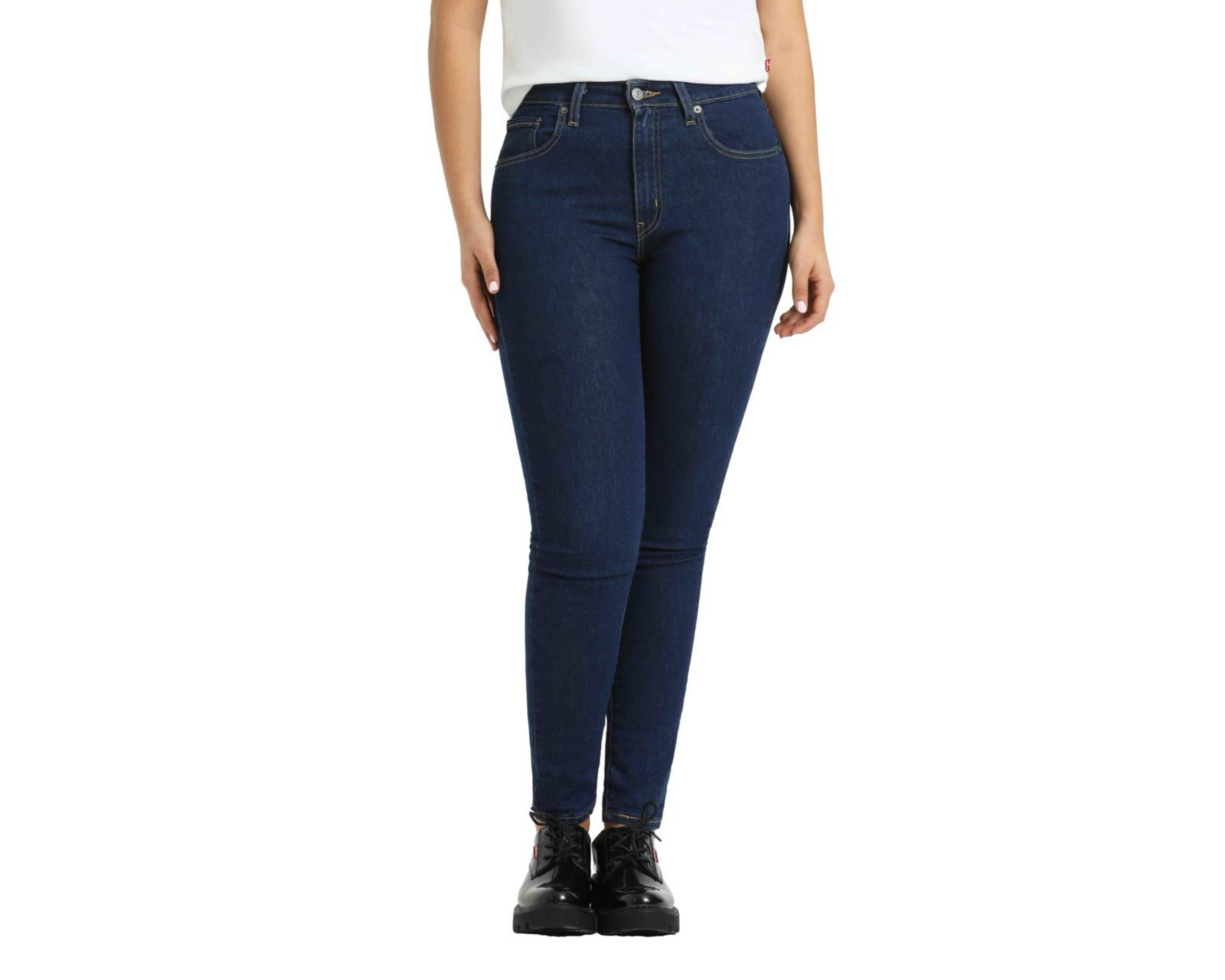 Foto 2 pulgar | Jeans Levi's 721 High Rise Skinny Azul