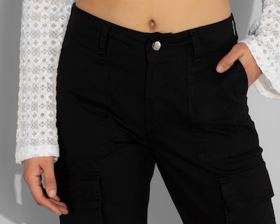 Foto 4 | Pantalón de Gabardina Thinner Tipo Cargo