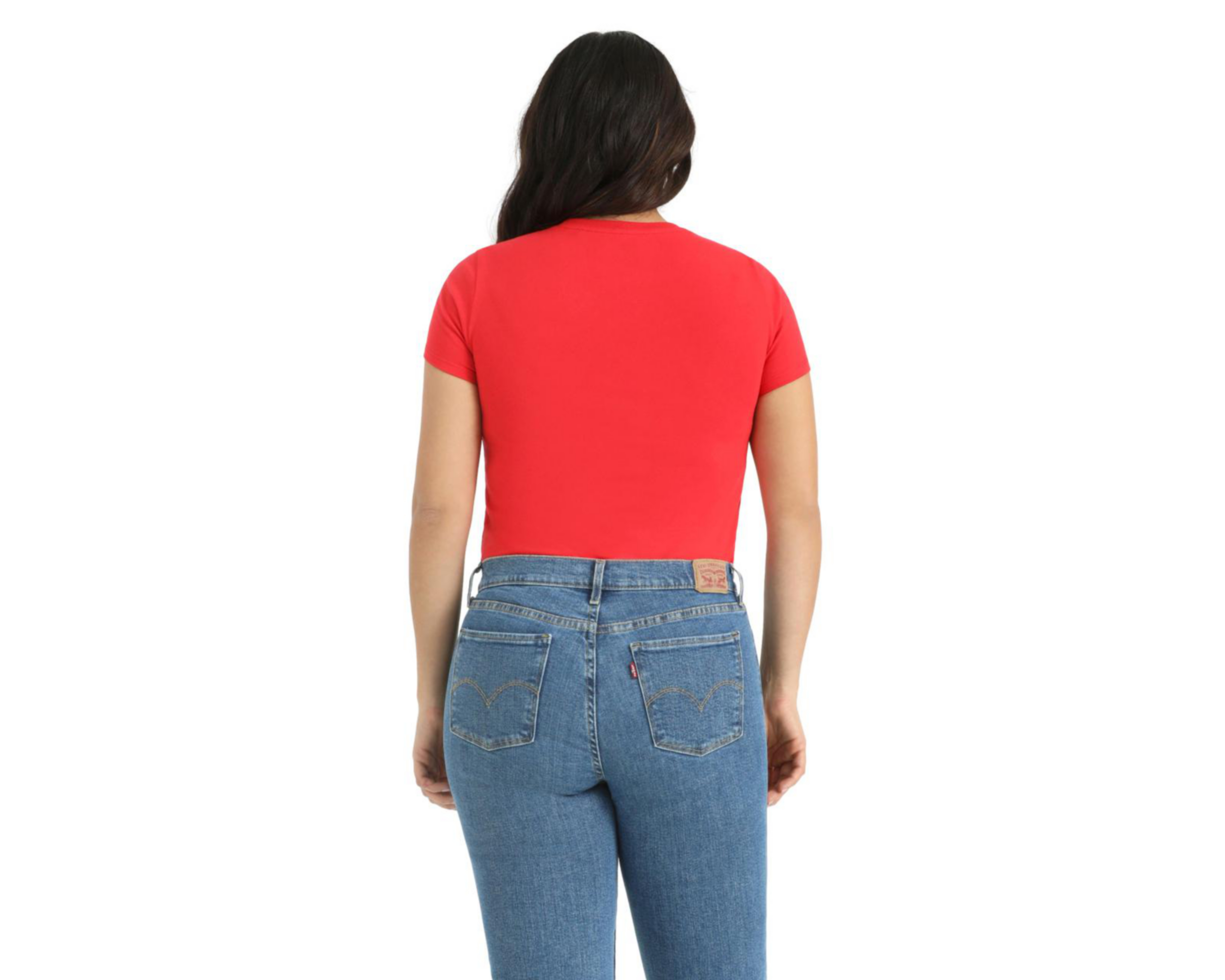 Foto 4 pulgar | Playera Levi's Perfect Tee Manga Corta con Cuello Redondo