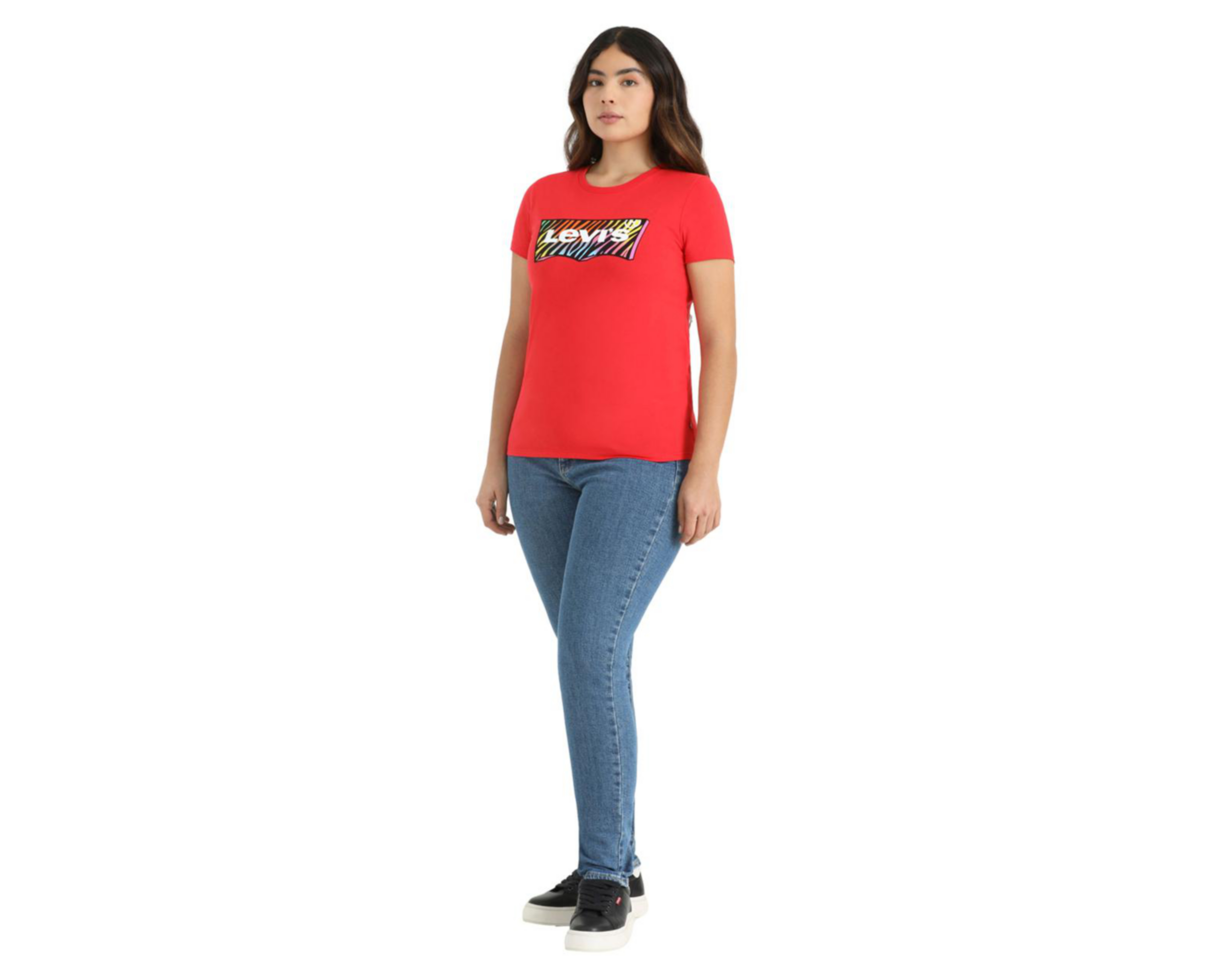 Foto 5 pulgar | Playera Levi's Perfect Tee Manga Corta con Cuello Redondo