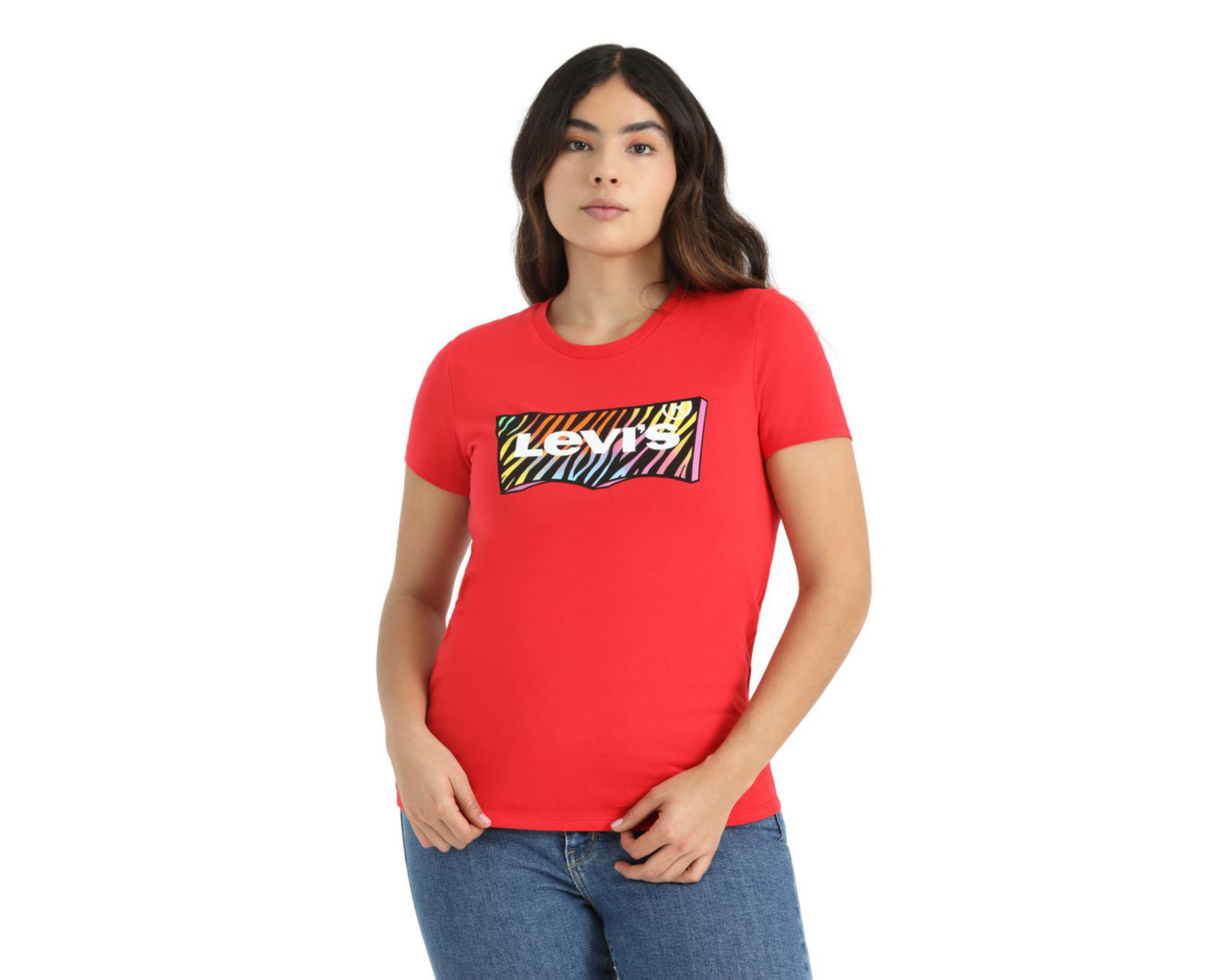 Foto 6 pulgar | Playera Levi's Perfect Tee Manga Corta con Cuello Redondo