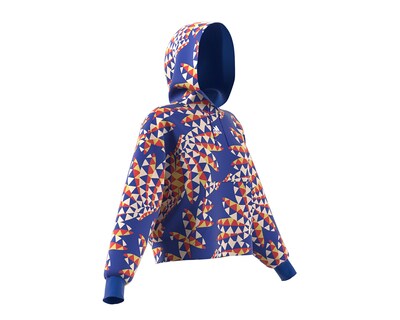 Foto 2 | Sudadera Adidas Estampada con Capucha