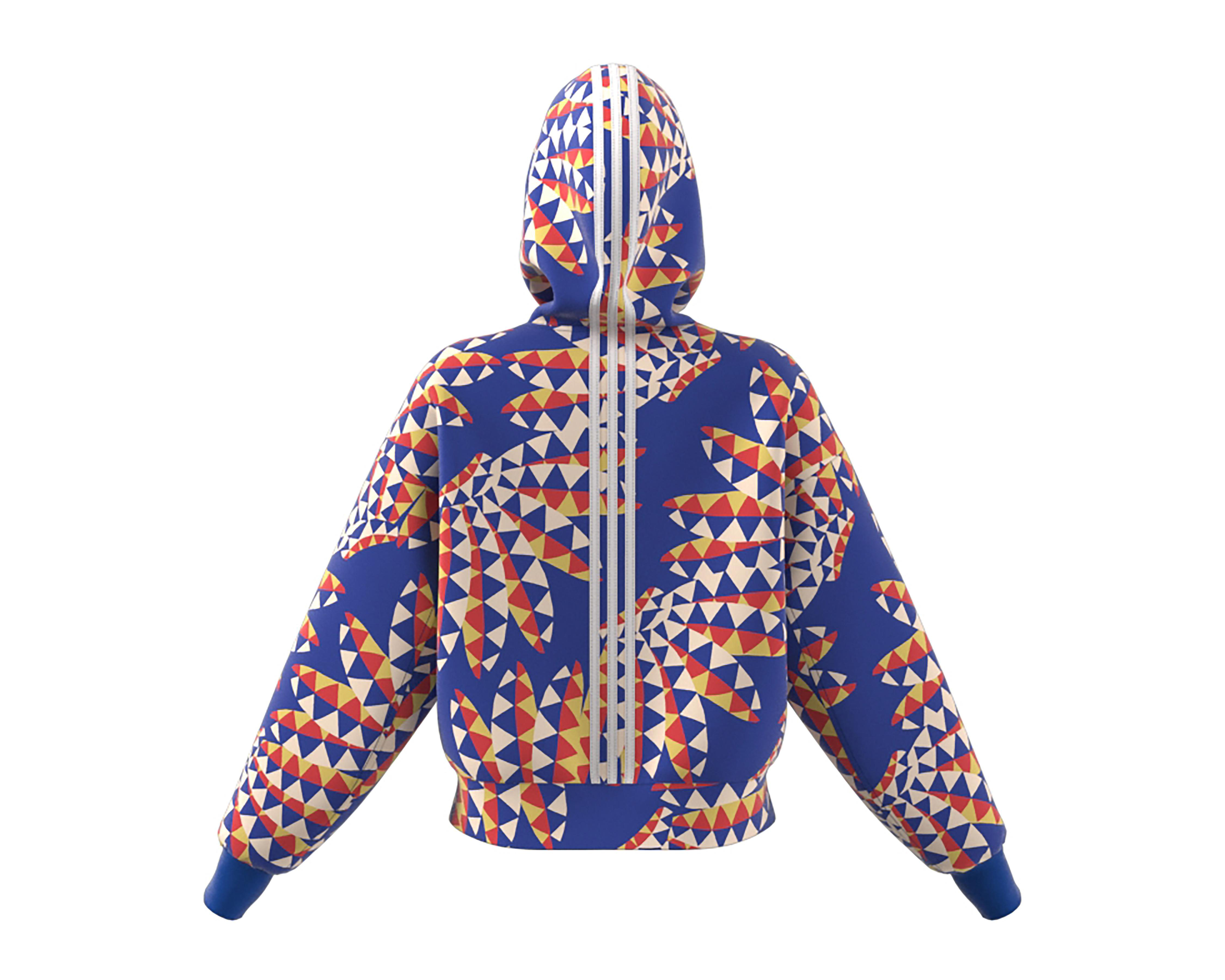 Foto 4 pulgar | Sudadera Adidas Estampada con Capucha