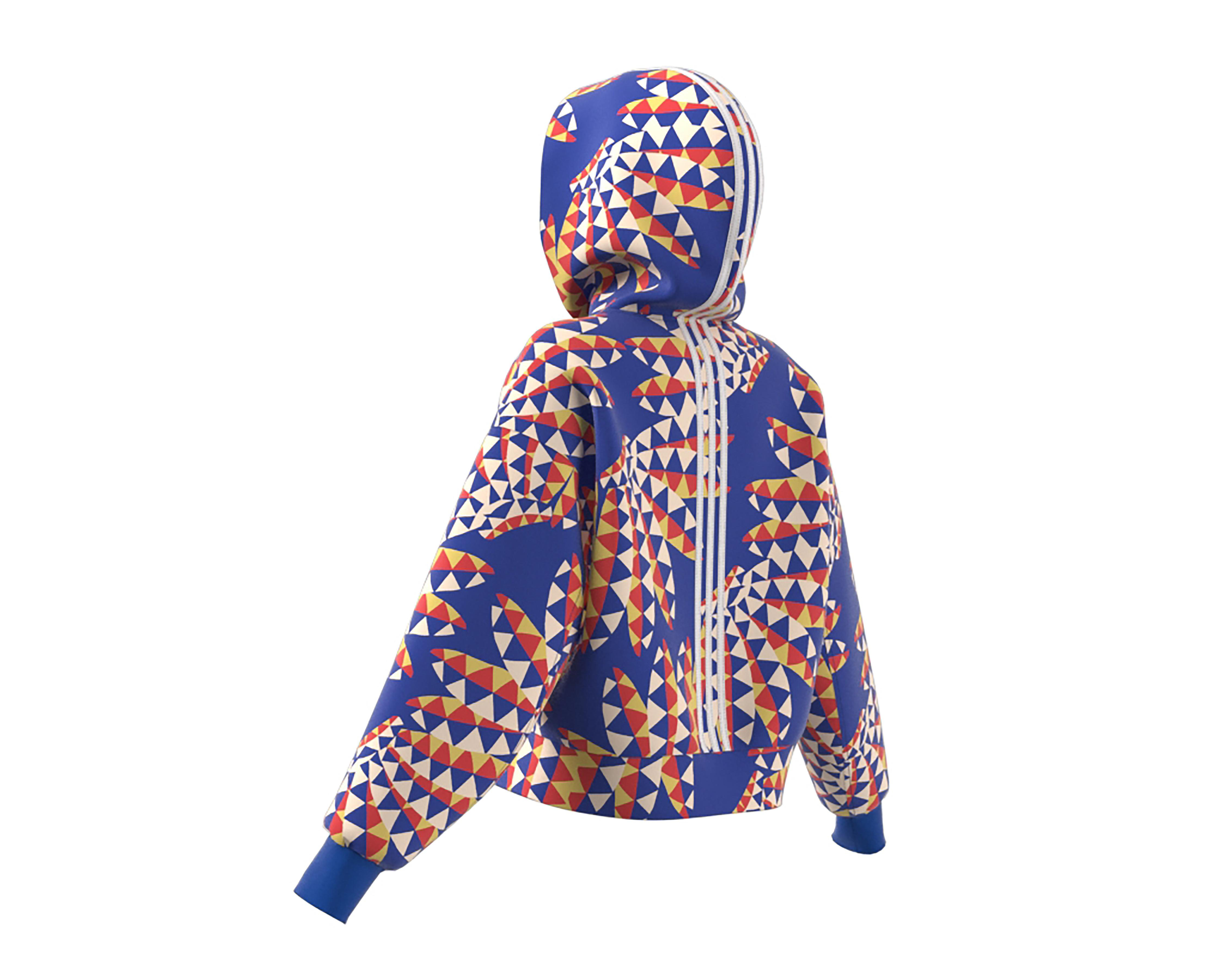 Foto 5 pulgar | Sudadera Adidas Estampada con Capucha
