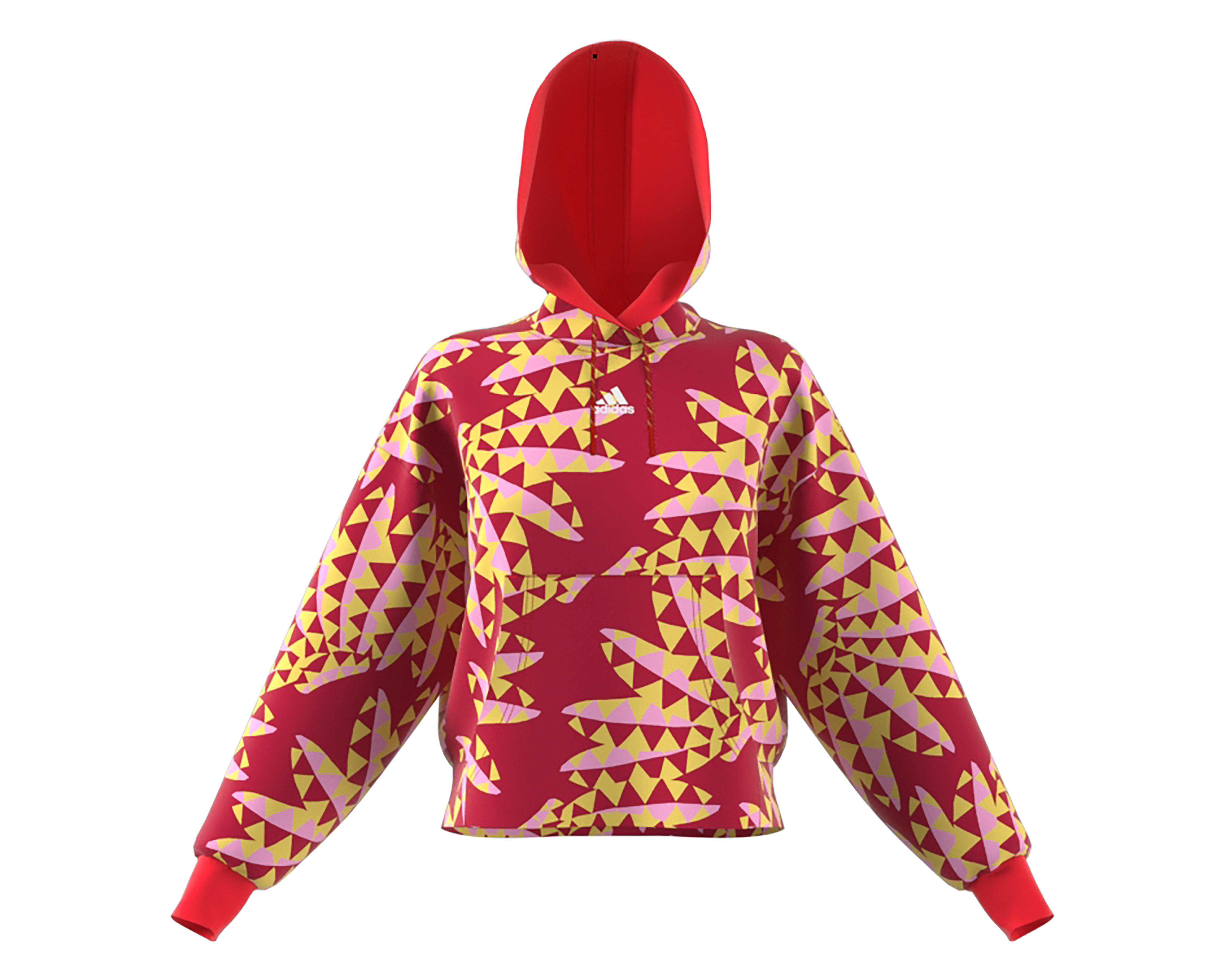 Foto 2 pulgar | Sudadera de Entrenamiento Adidas con Estampado para Mujer