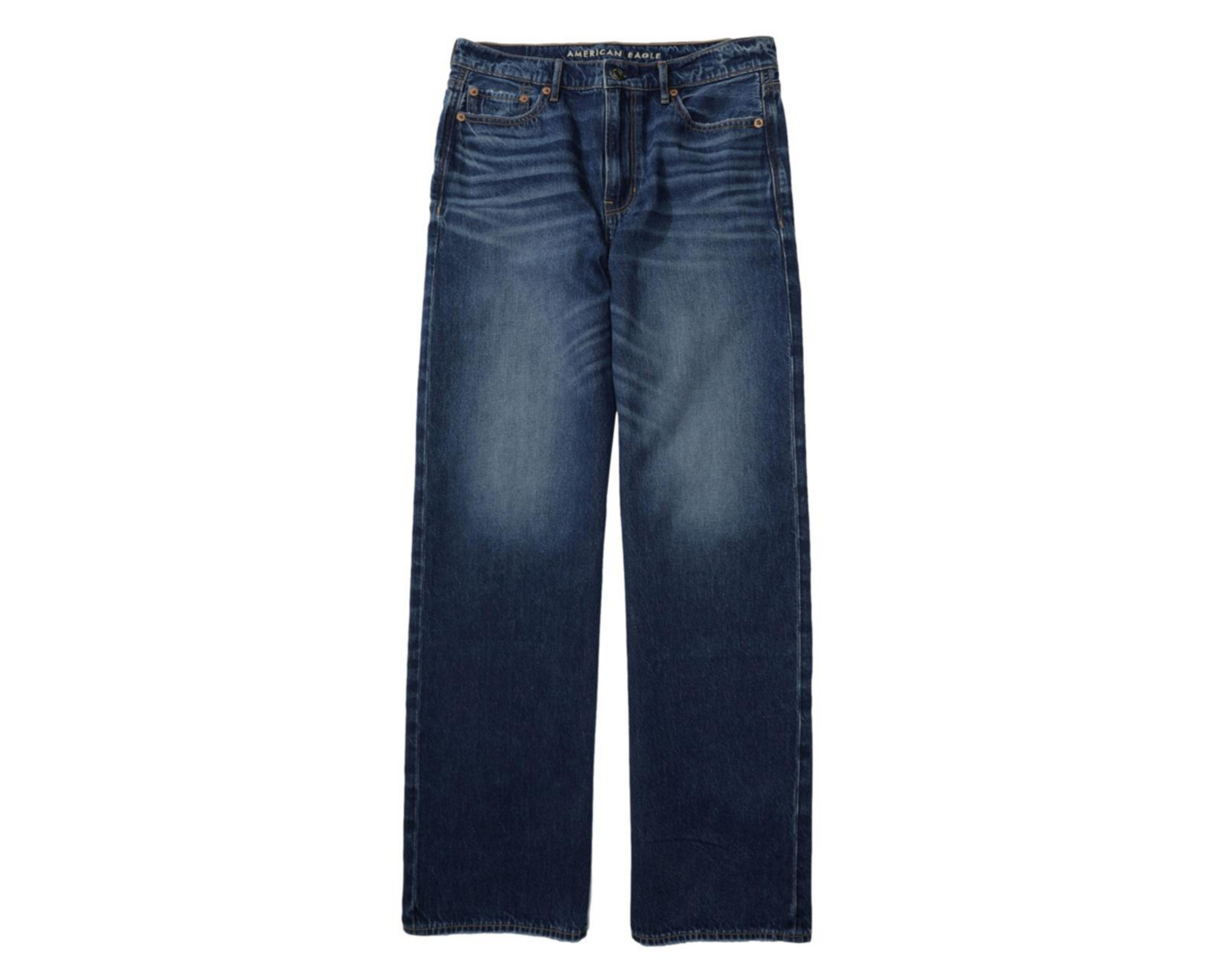 Foto 4 pulgar | Jeans American Eagle Super High-Waisted Baggy Wide-Leg