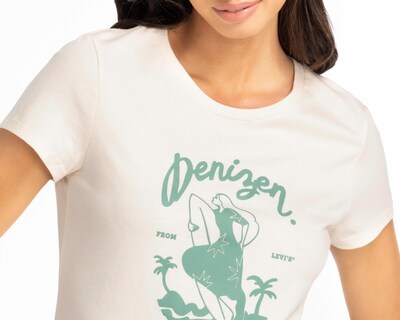 Foto 4 | Playera Denizen Manga Corta con Estampado