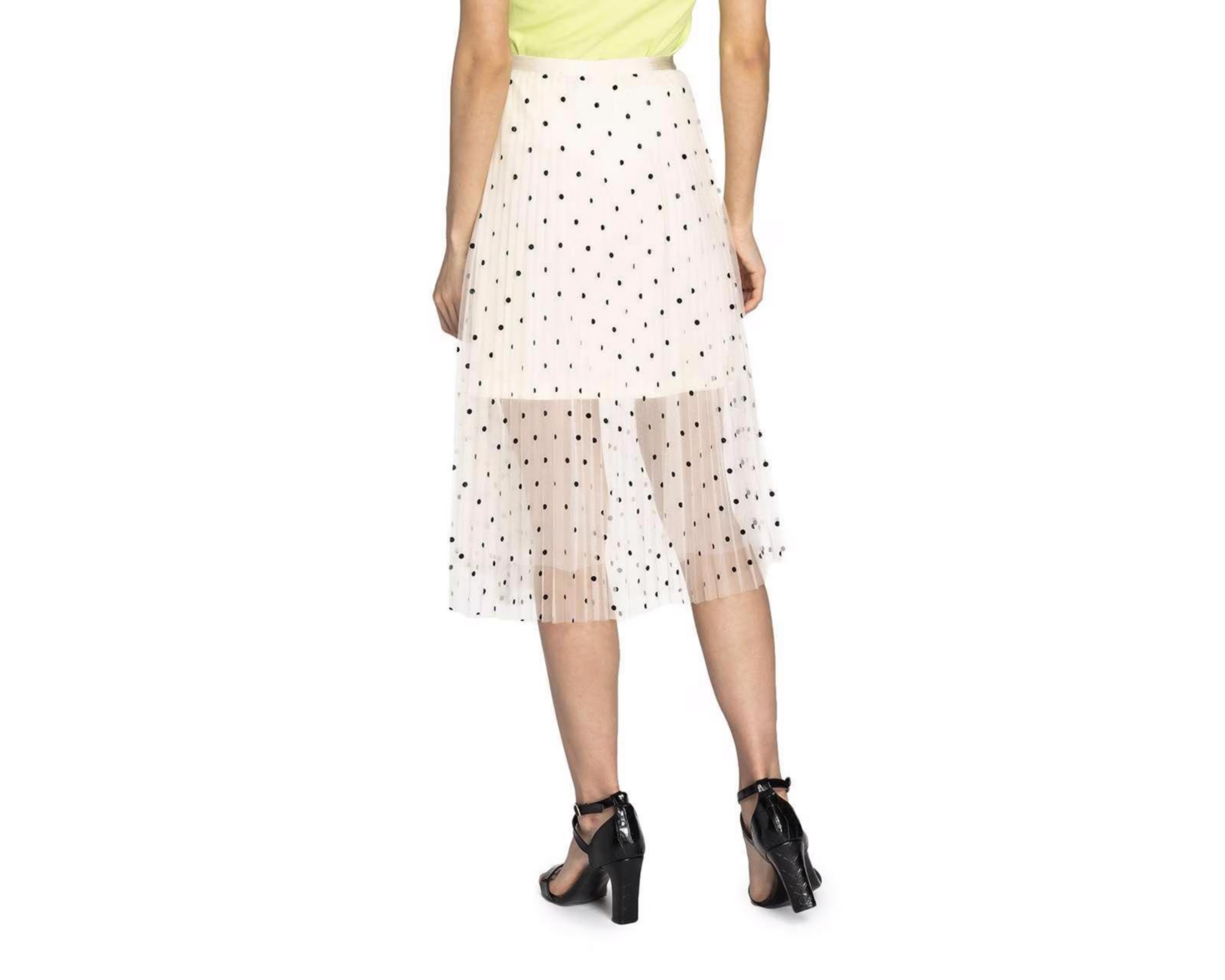 Foto 3 | Falda Midi Thiner con Lunares