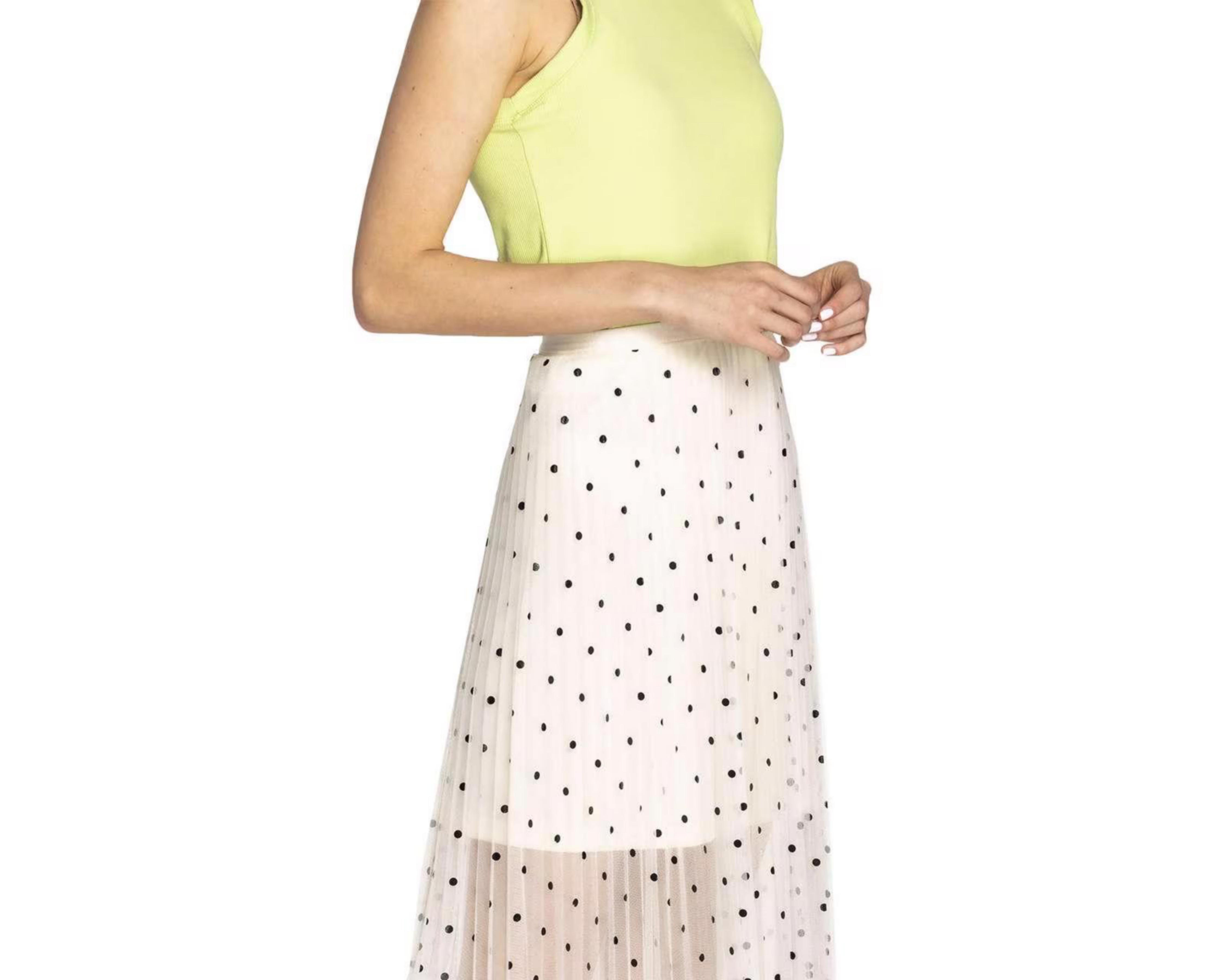 Foto 7 | Falda Midi Thiner con Lunares