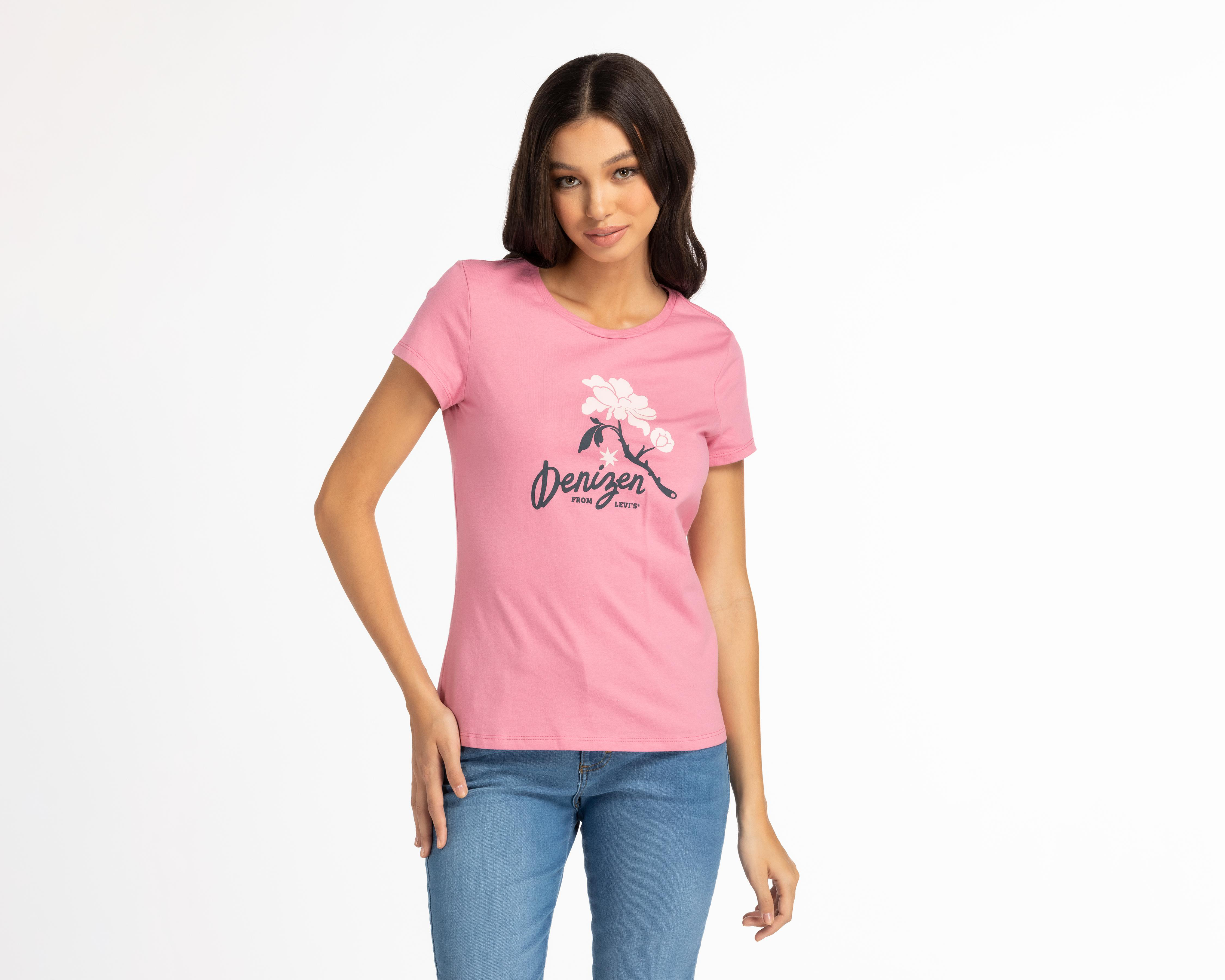 Playera Denizen Manga Corta con Estampado