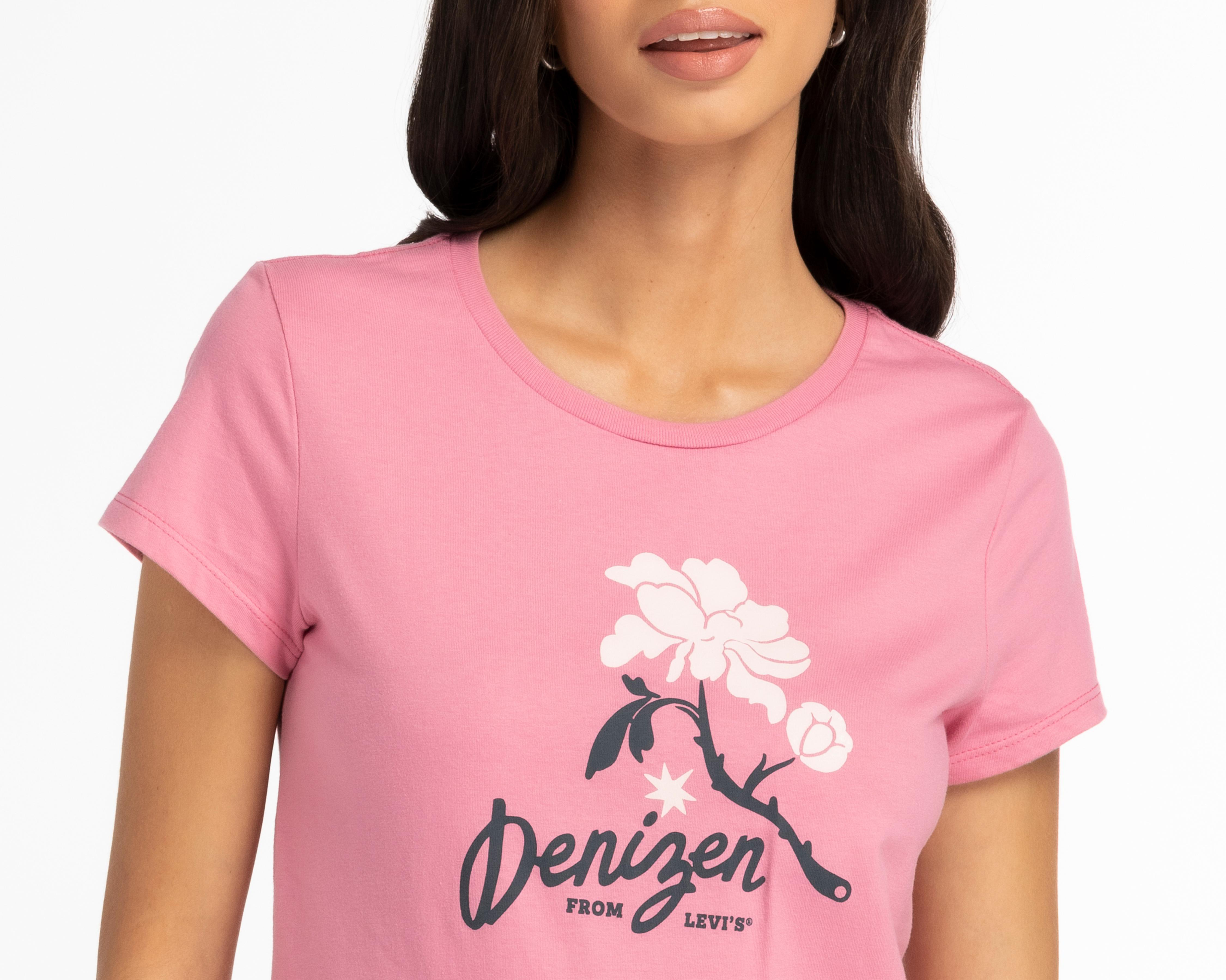Foto 5 pulgar | Playera Denizen Manga Corta con Estampado