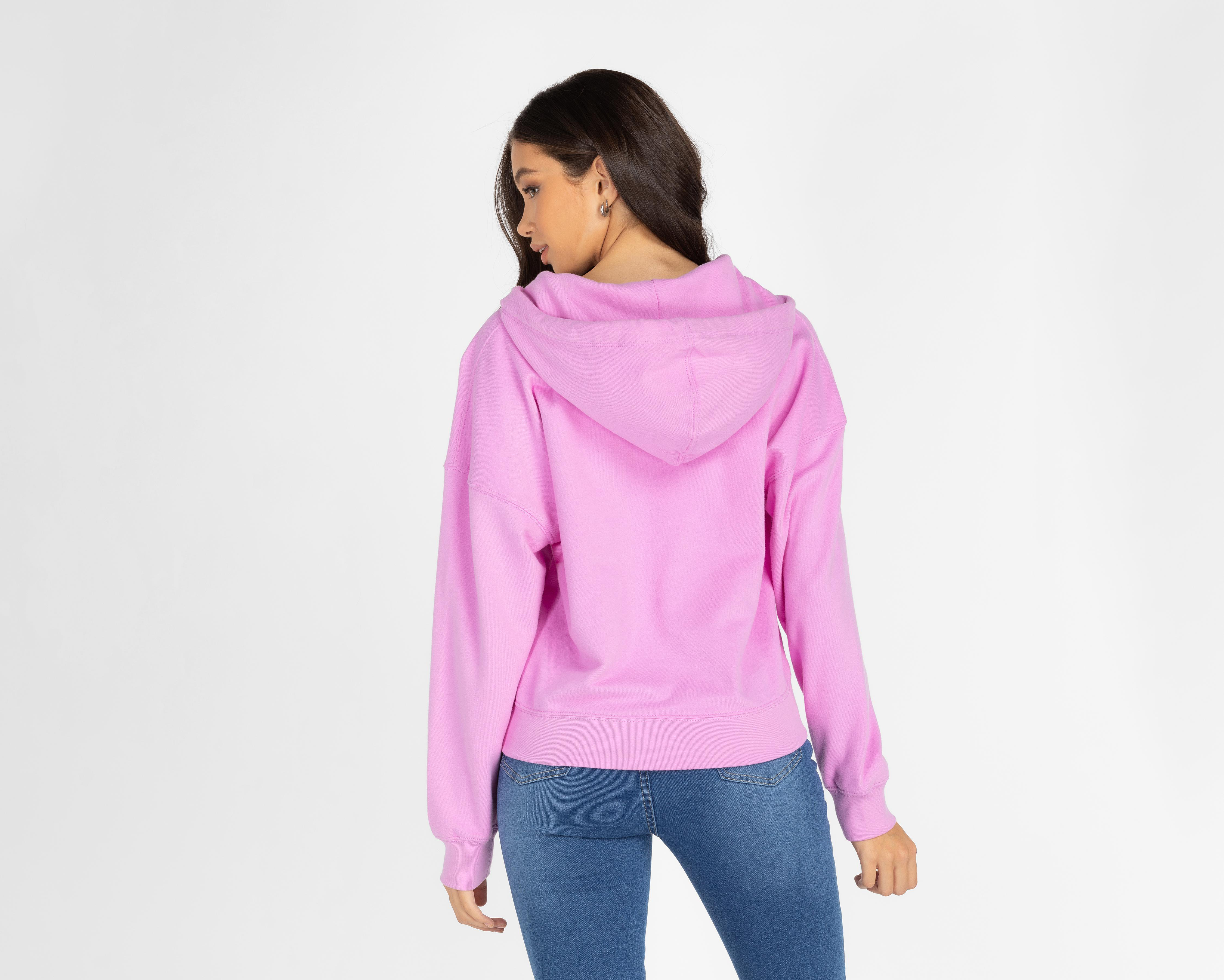 Foto 4 pulgar | Sudadera American Eagle Outfitters Rosa con Capucha