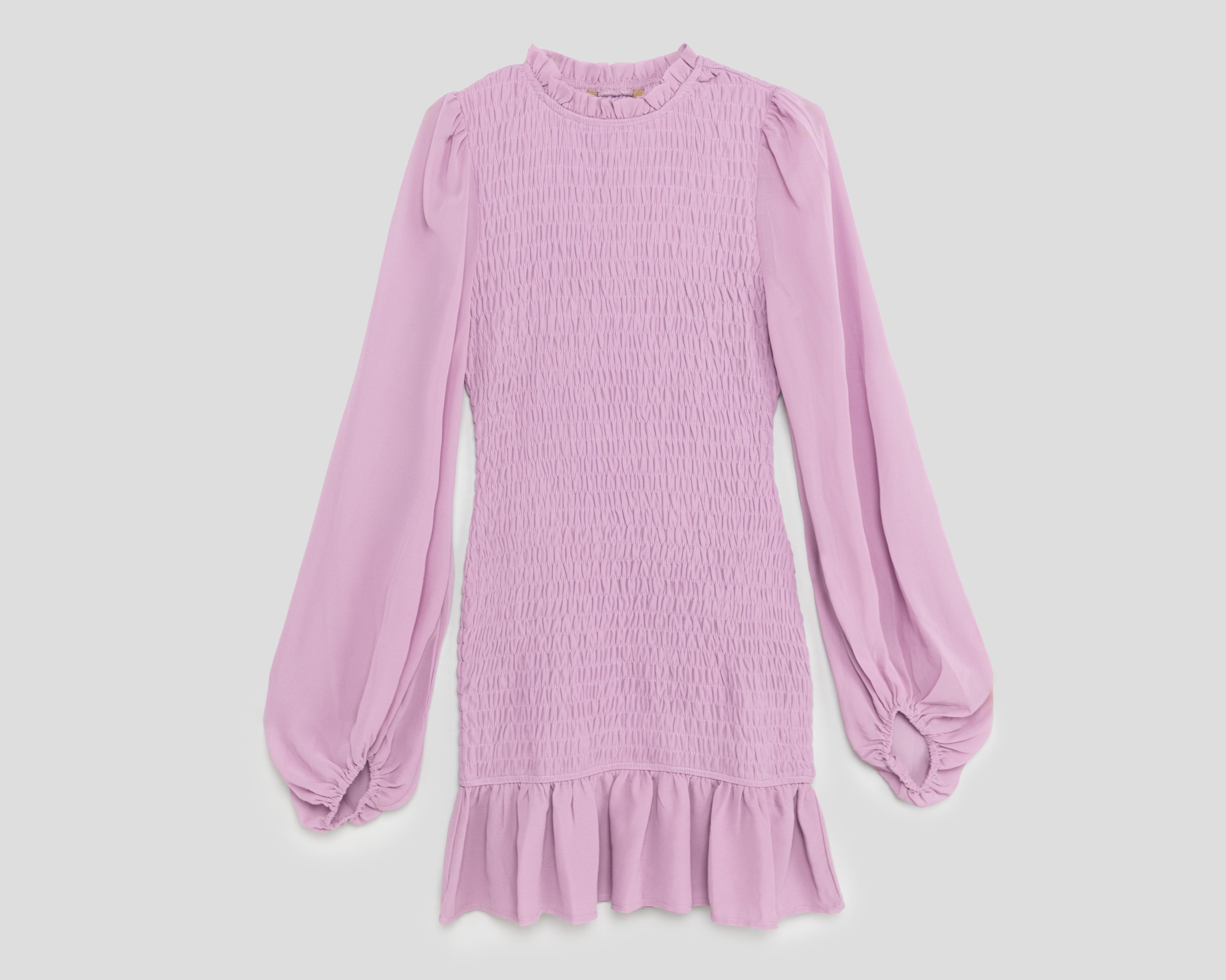 Foto 2 pulgar | Vestido Casual Sahara Lavanda Smock