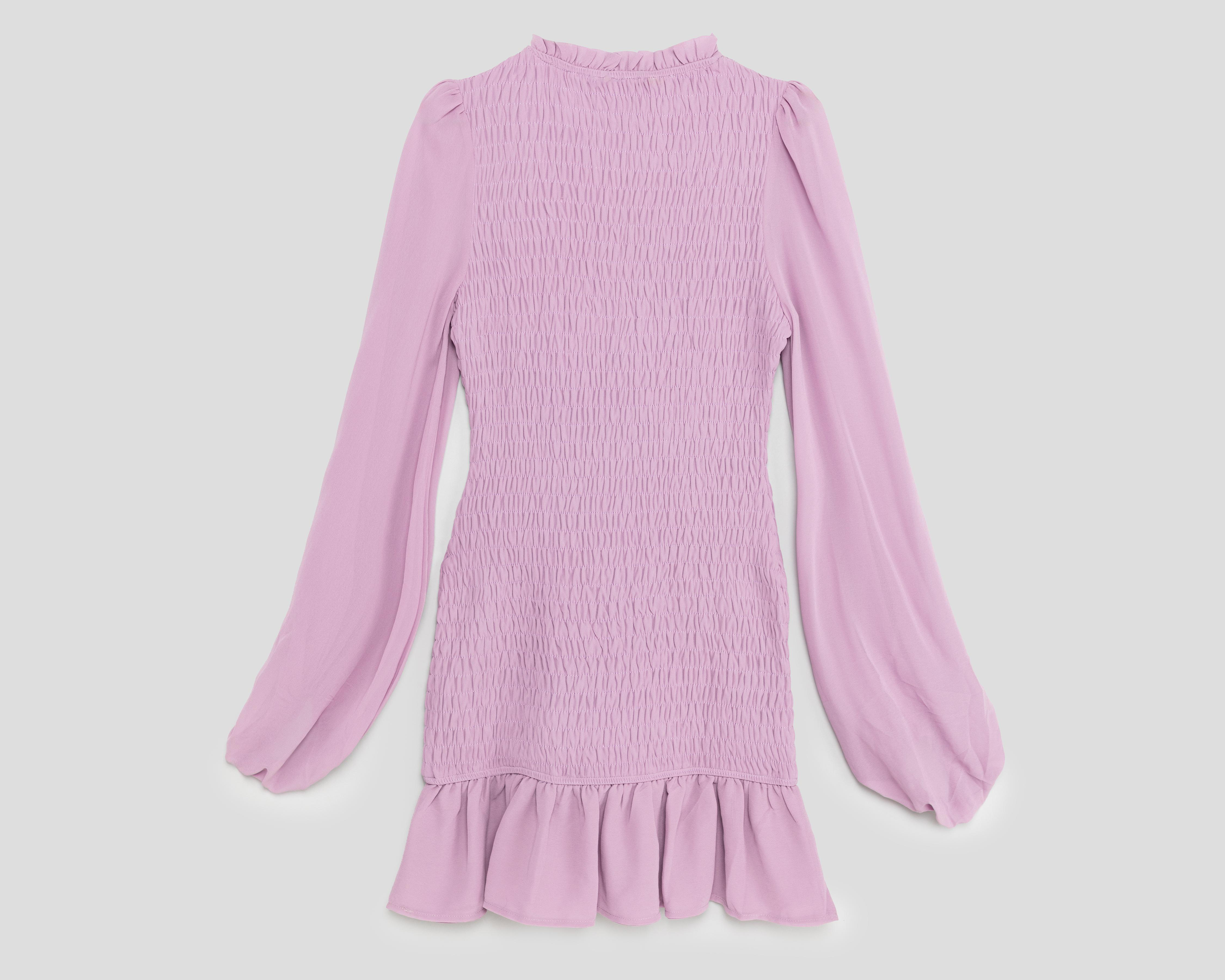 Foto 3 pulgar | Vestido Casual Sahara Lavanda Smock