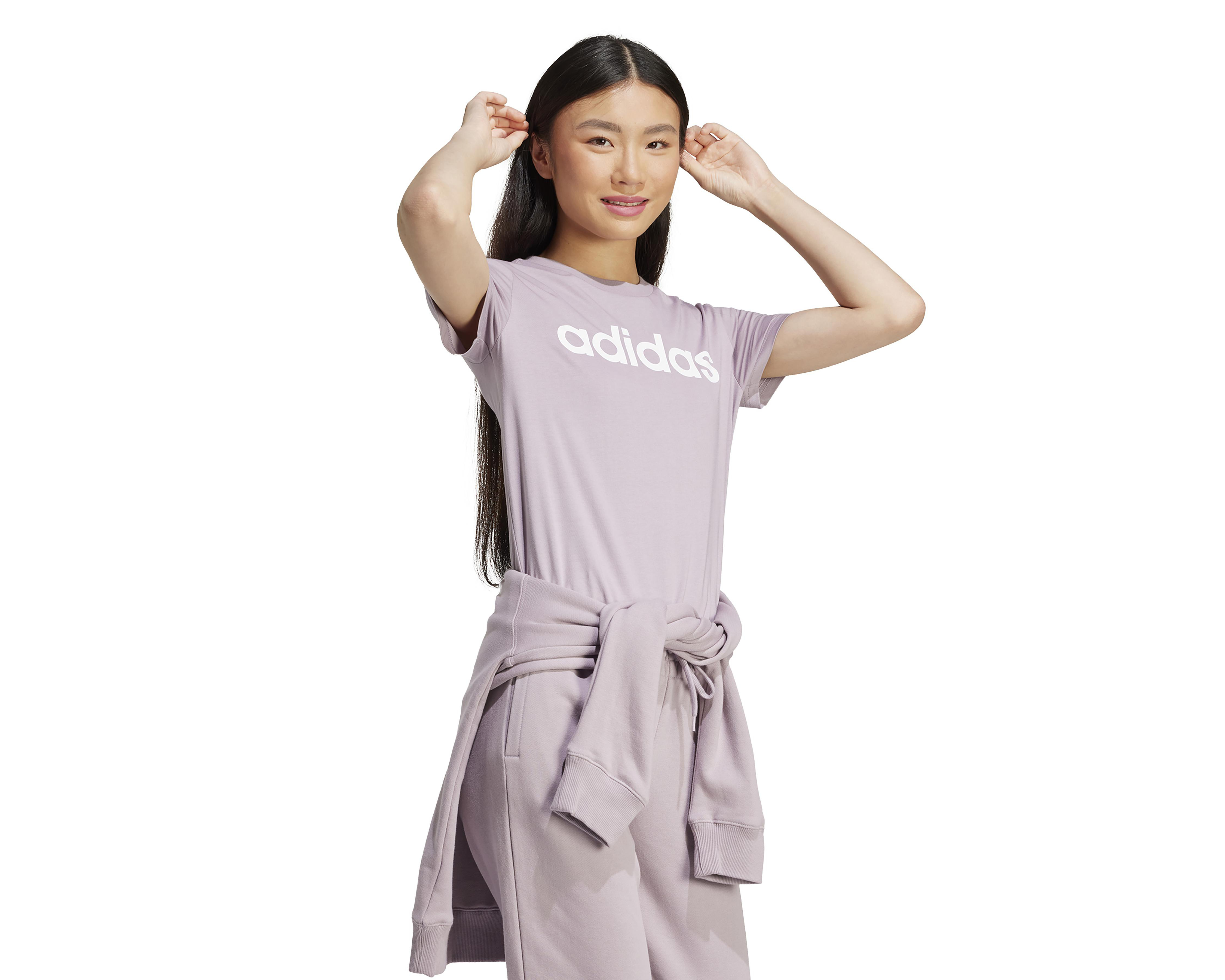 Foto 4 pulgar | Playera de Entrenamiento Adidas Essentials Slim Logo para Mujer