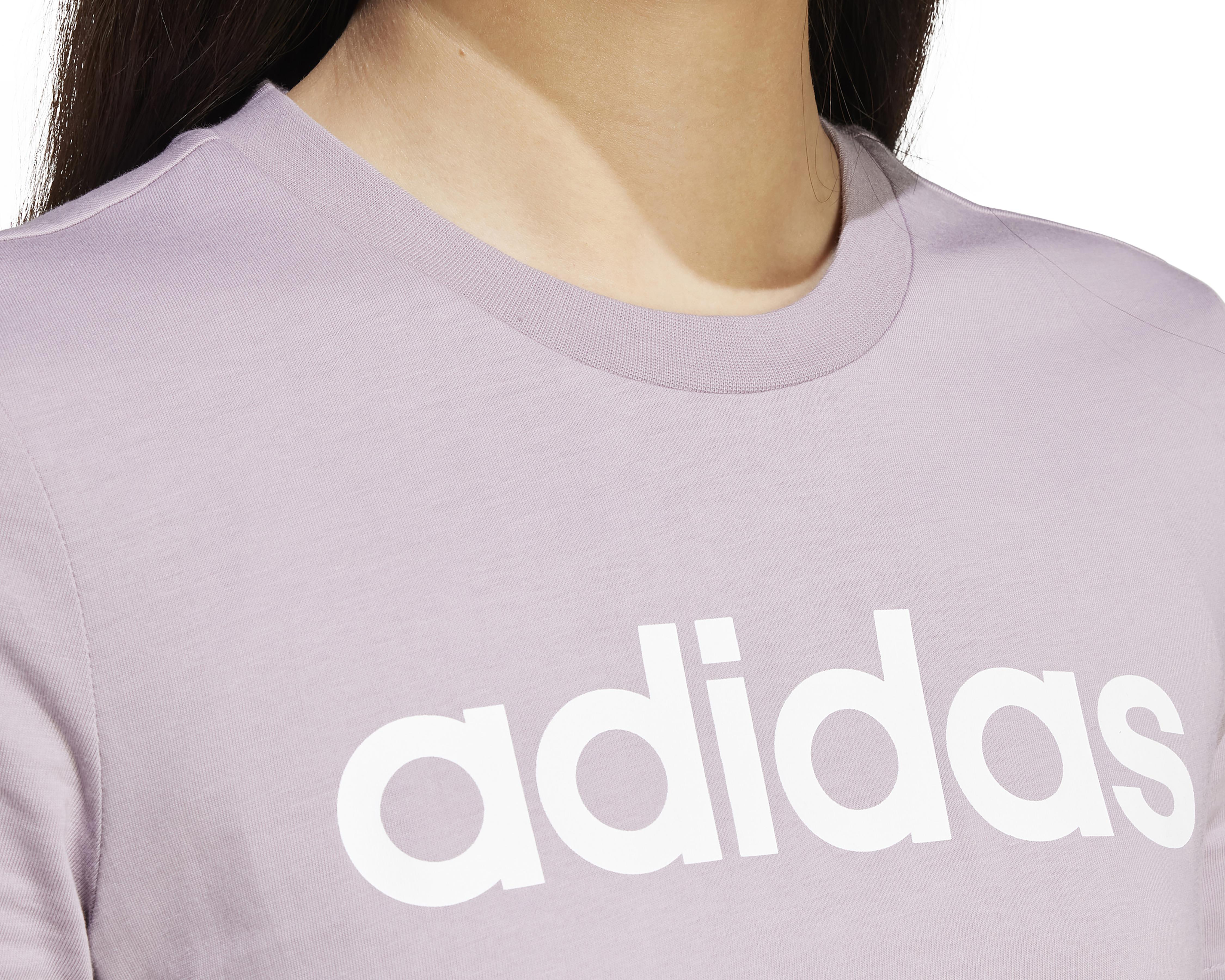 Foto 5 pulgar | Playera de Entrenamiento Adidas Essentials Slim Logo para Mujer