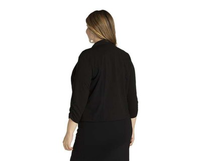 Foto 6 | Blazer Liso Sahara Manga 3/4