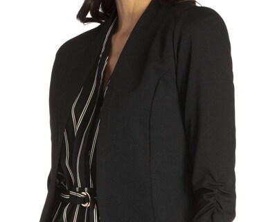 Foto 7 | Blazer Liso Sahara Manga 3/4