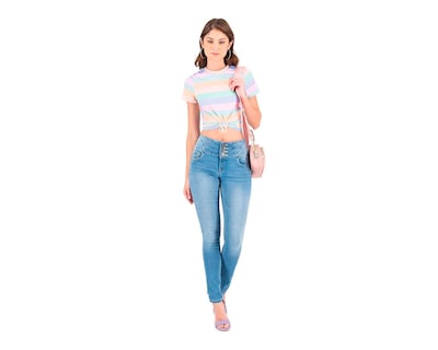 Foto 3 | Jeans Skinny Boy London para Mujer