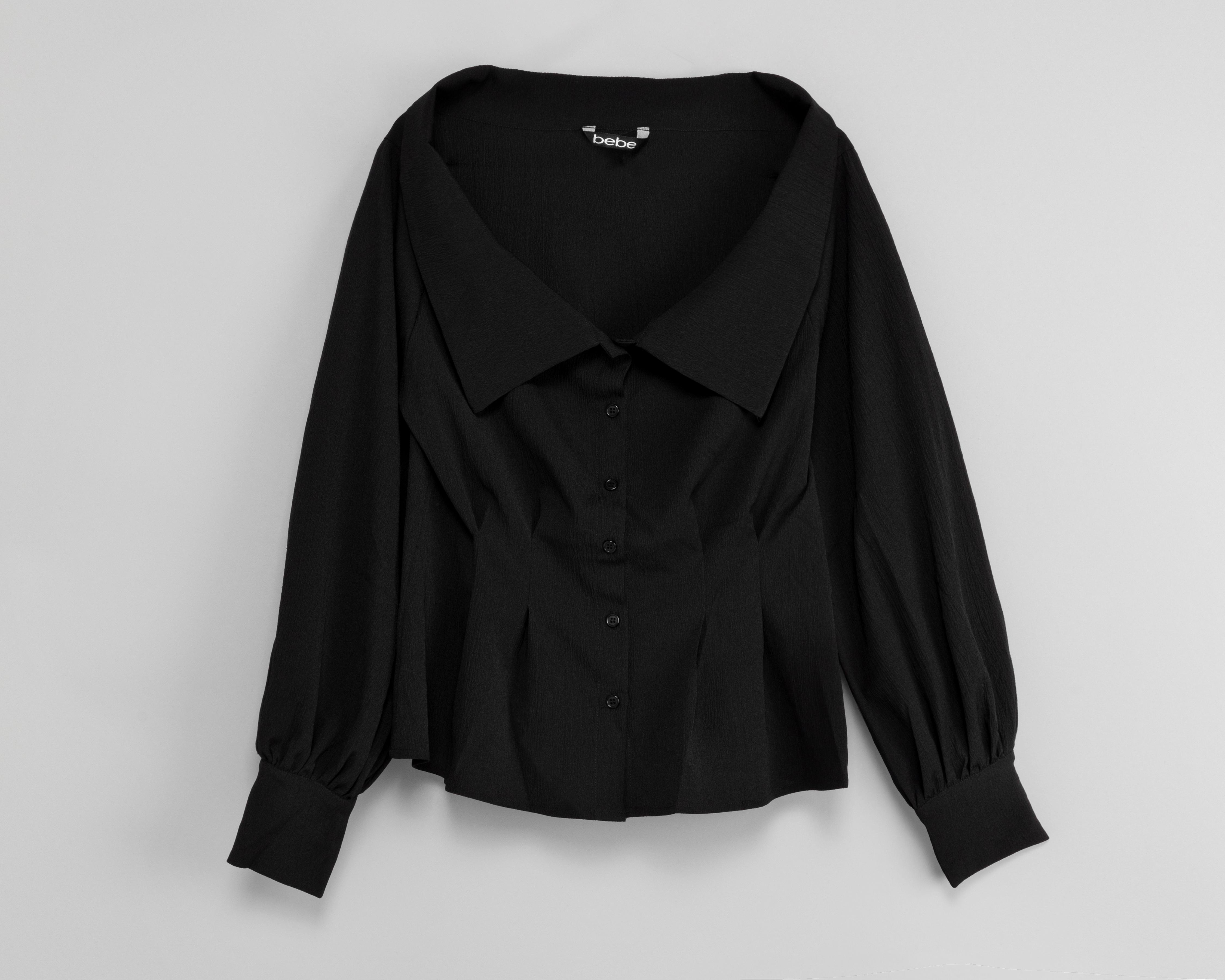 Blusa Bebe Negra Manga Larga