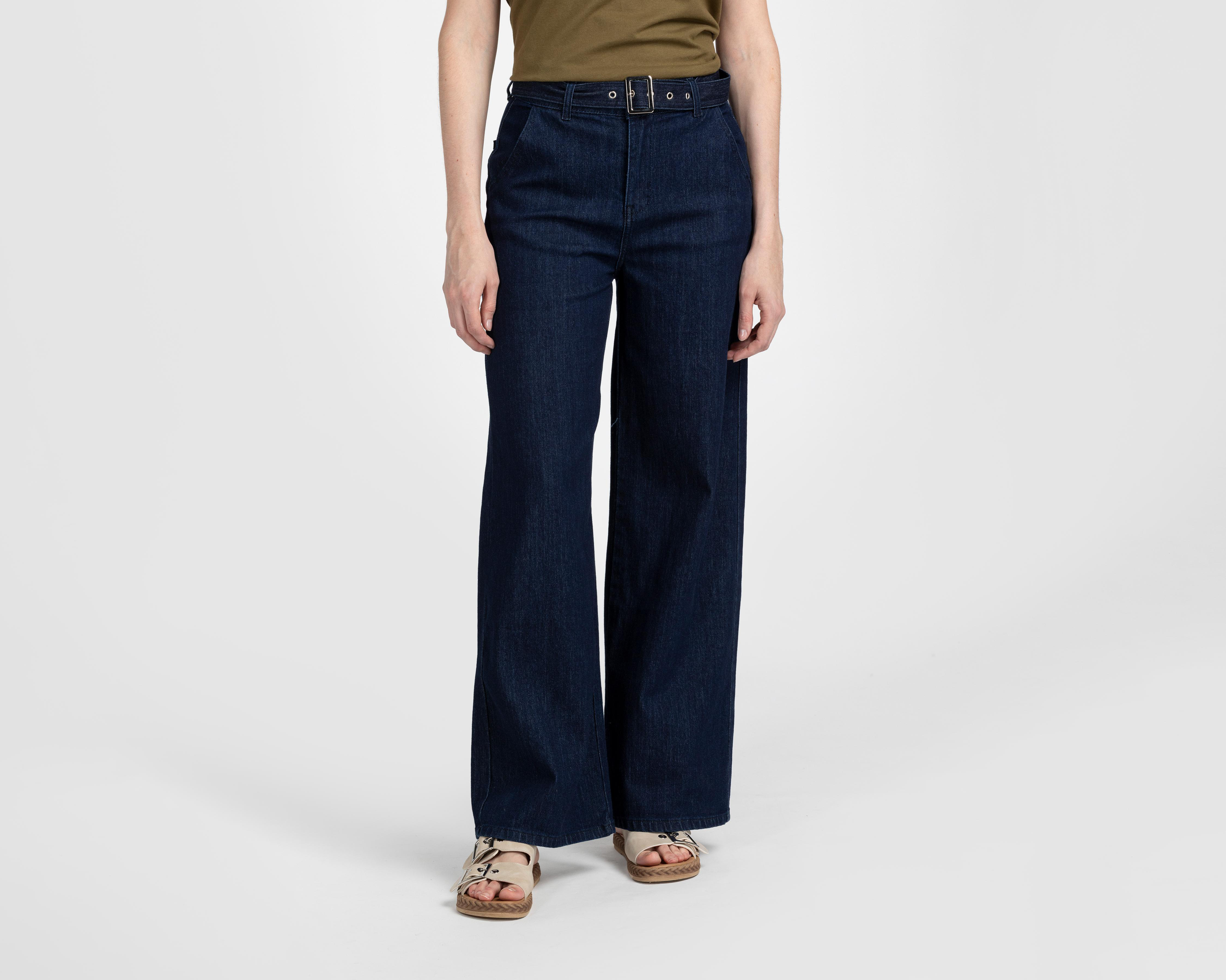 Foto 2 pulgar | Jeans Wide Leg Sahara para Mujer