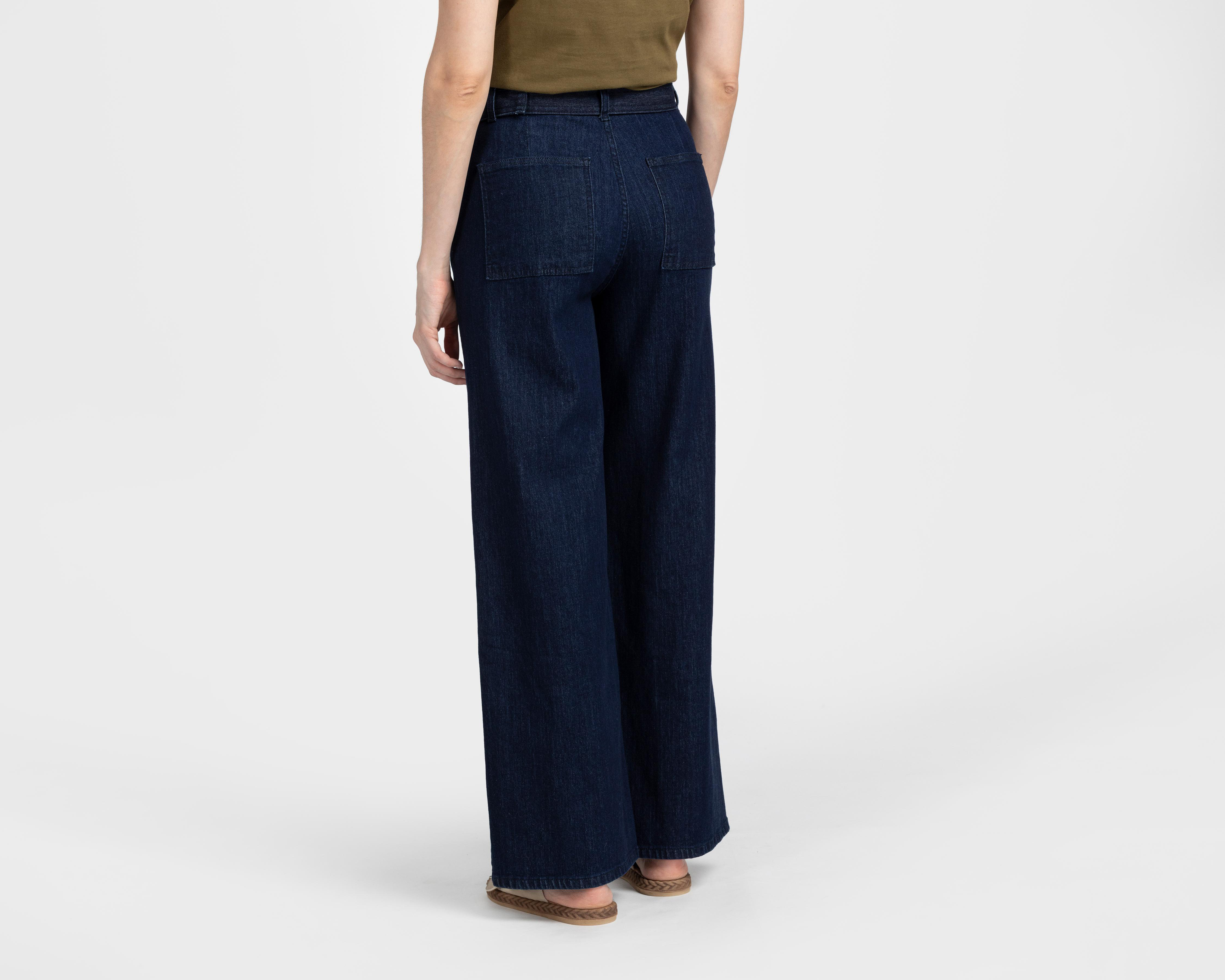Foto 4 pulgar | Jeans Wide Leg Sahara para Mujer