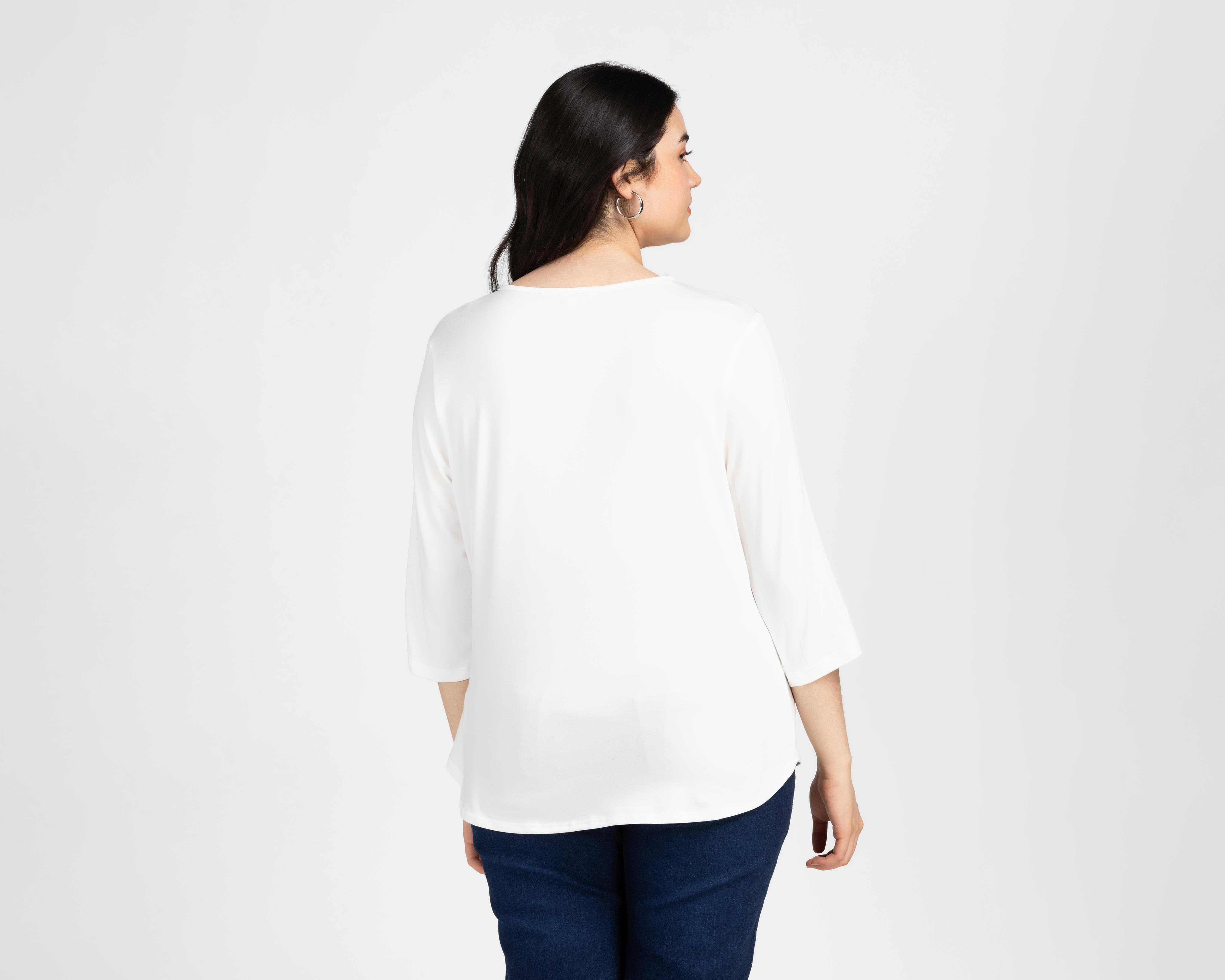 Foto 3 pulgar | Blusa Lady Sun Blanca para Mujer