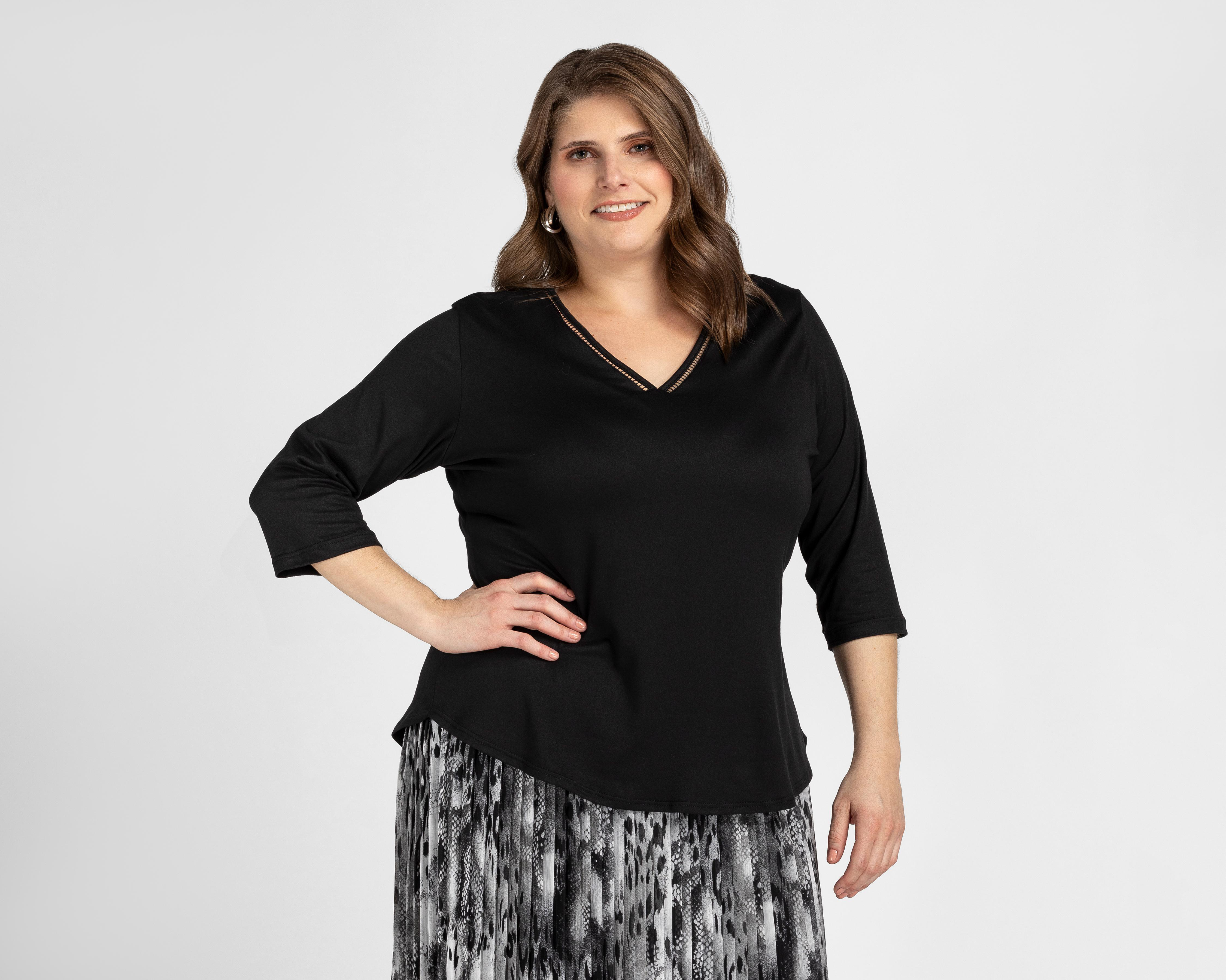 Blusa Lady Sun Cuello V para Mujer